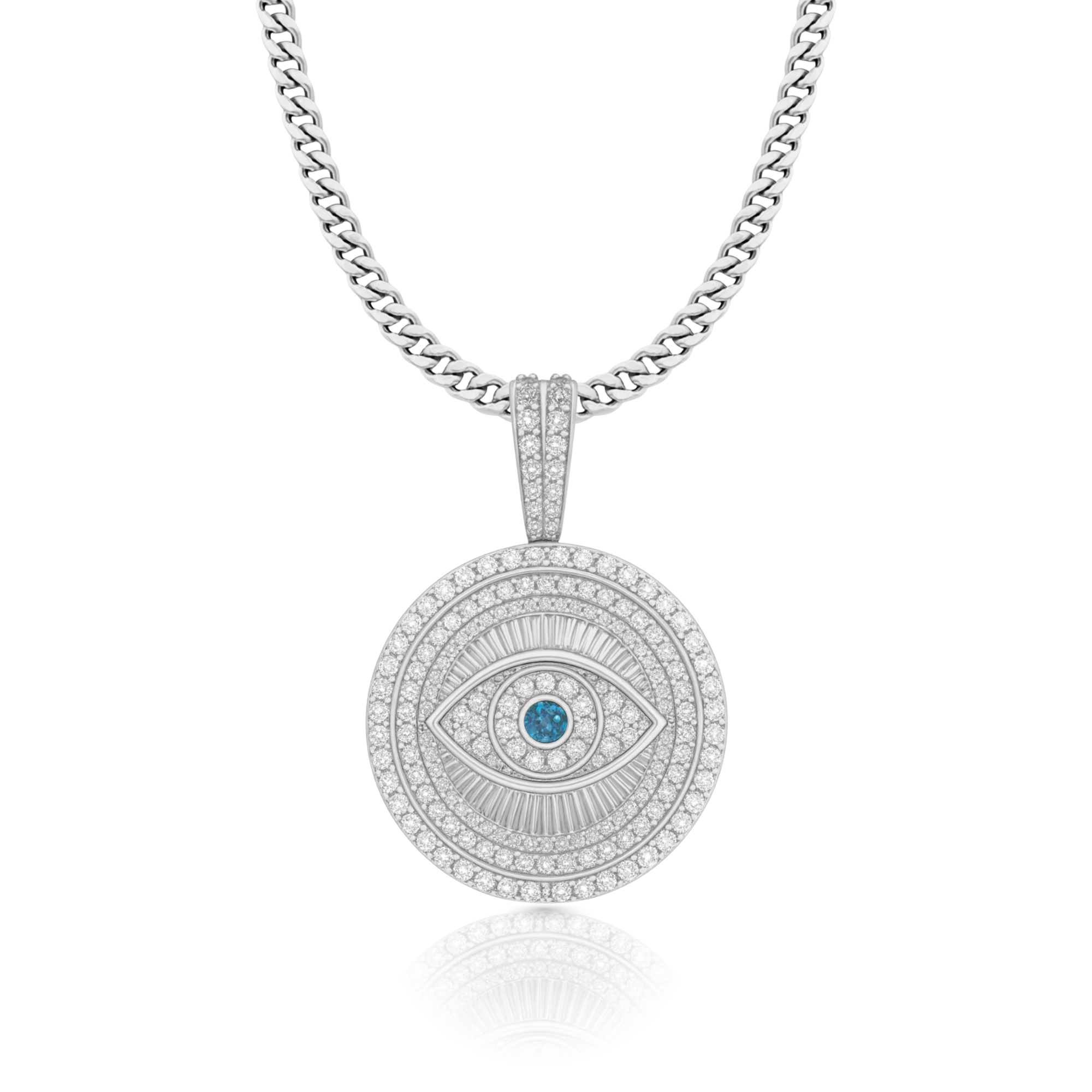 Evil Eye Diamond Pendant