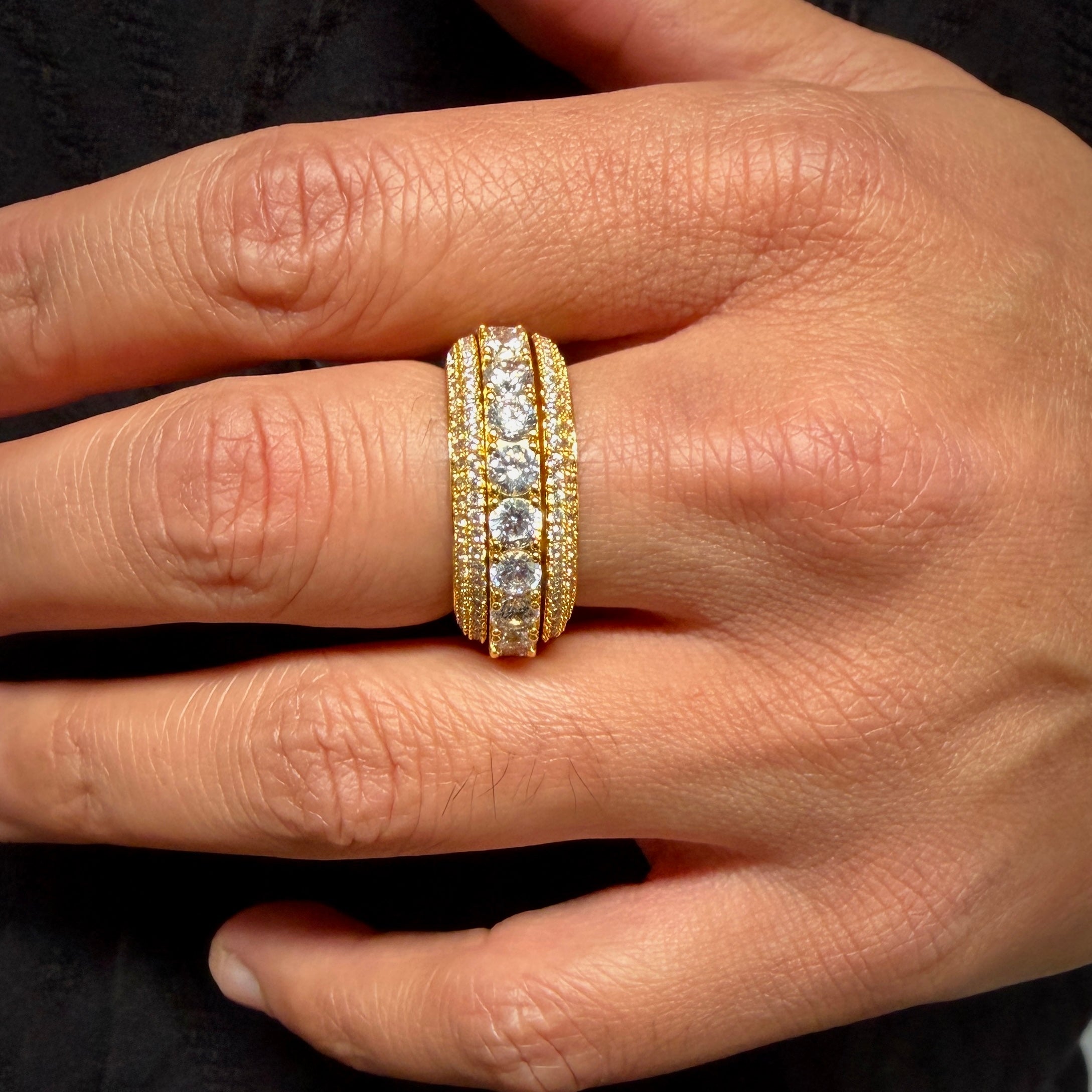 Rotating Diamond Ring