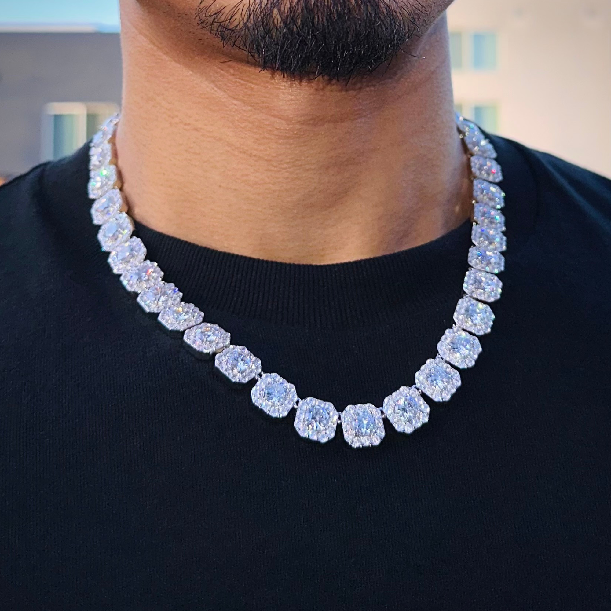 Clustered Tennis Chain 12mm