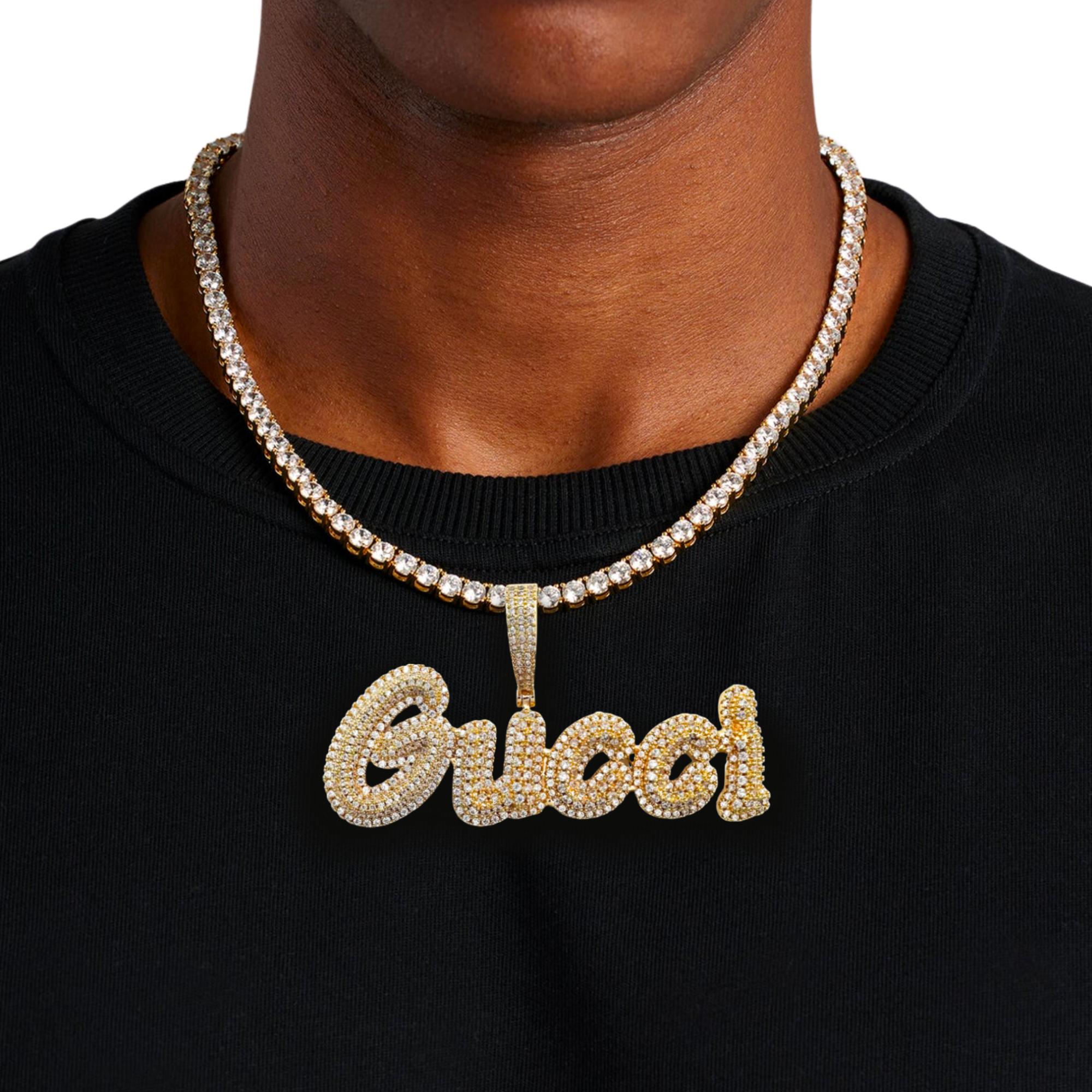 Gucci Diamond Gold Pendant
