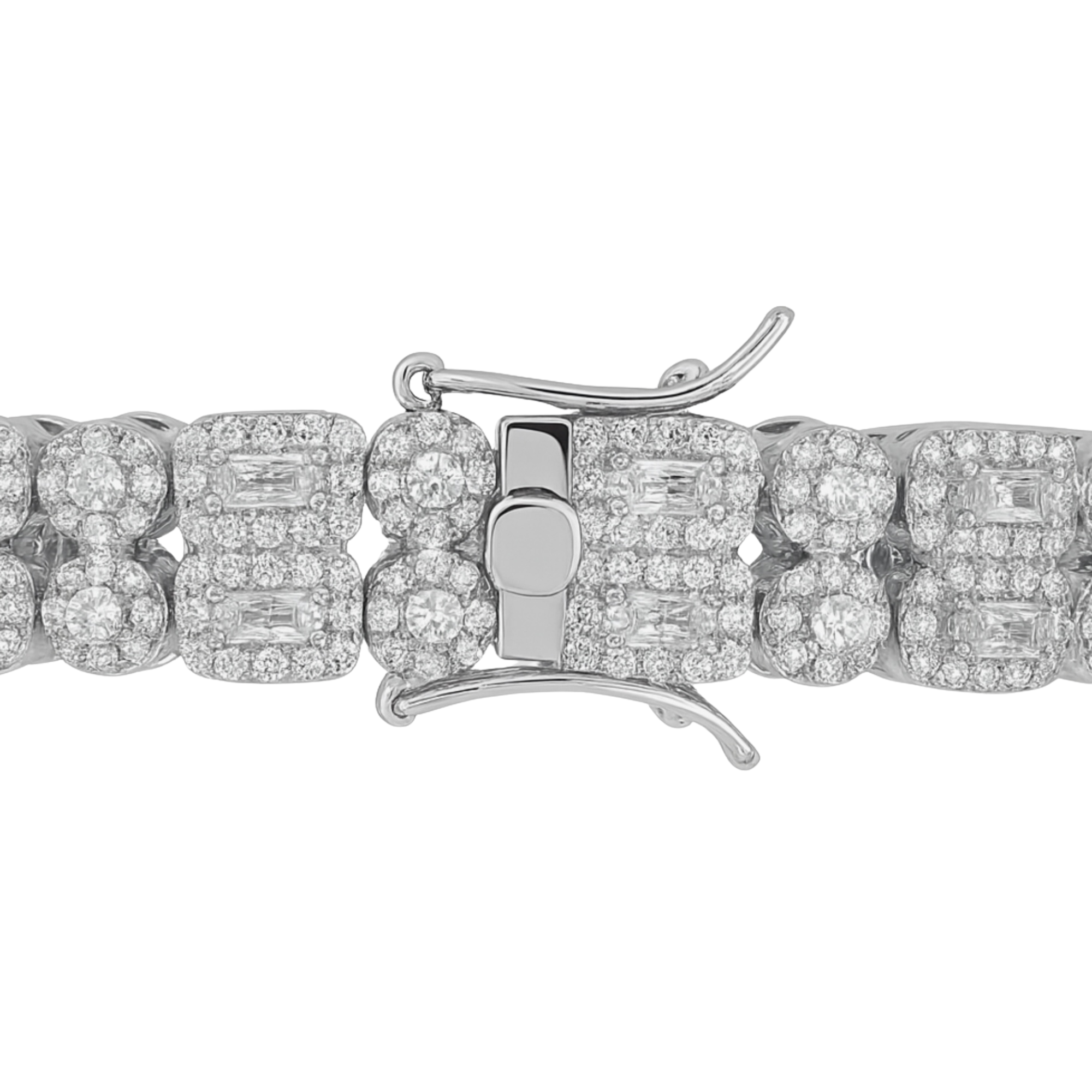 Double Clustered Tennis Bracelet