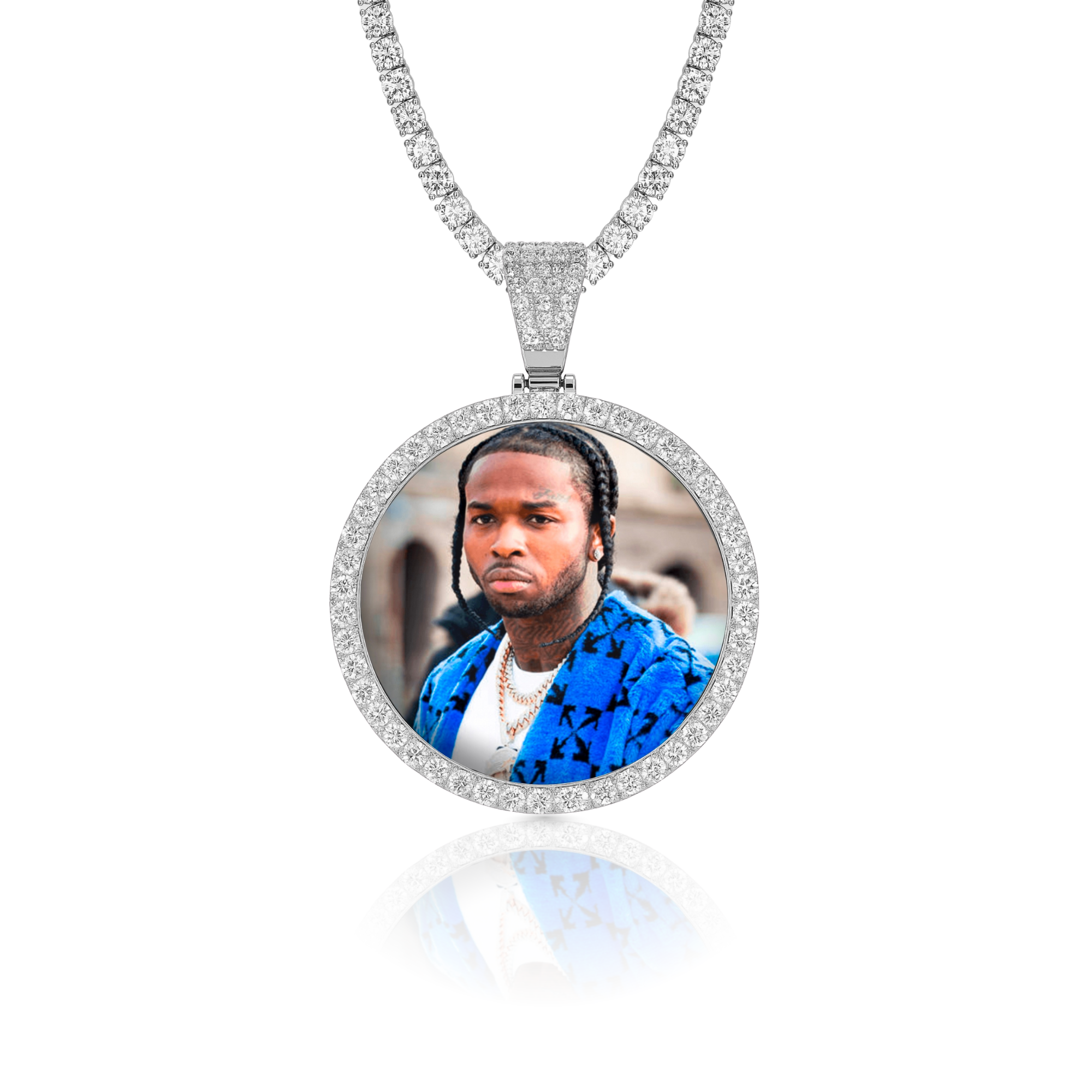 Classic Round Custom Photo Pendant
