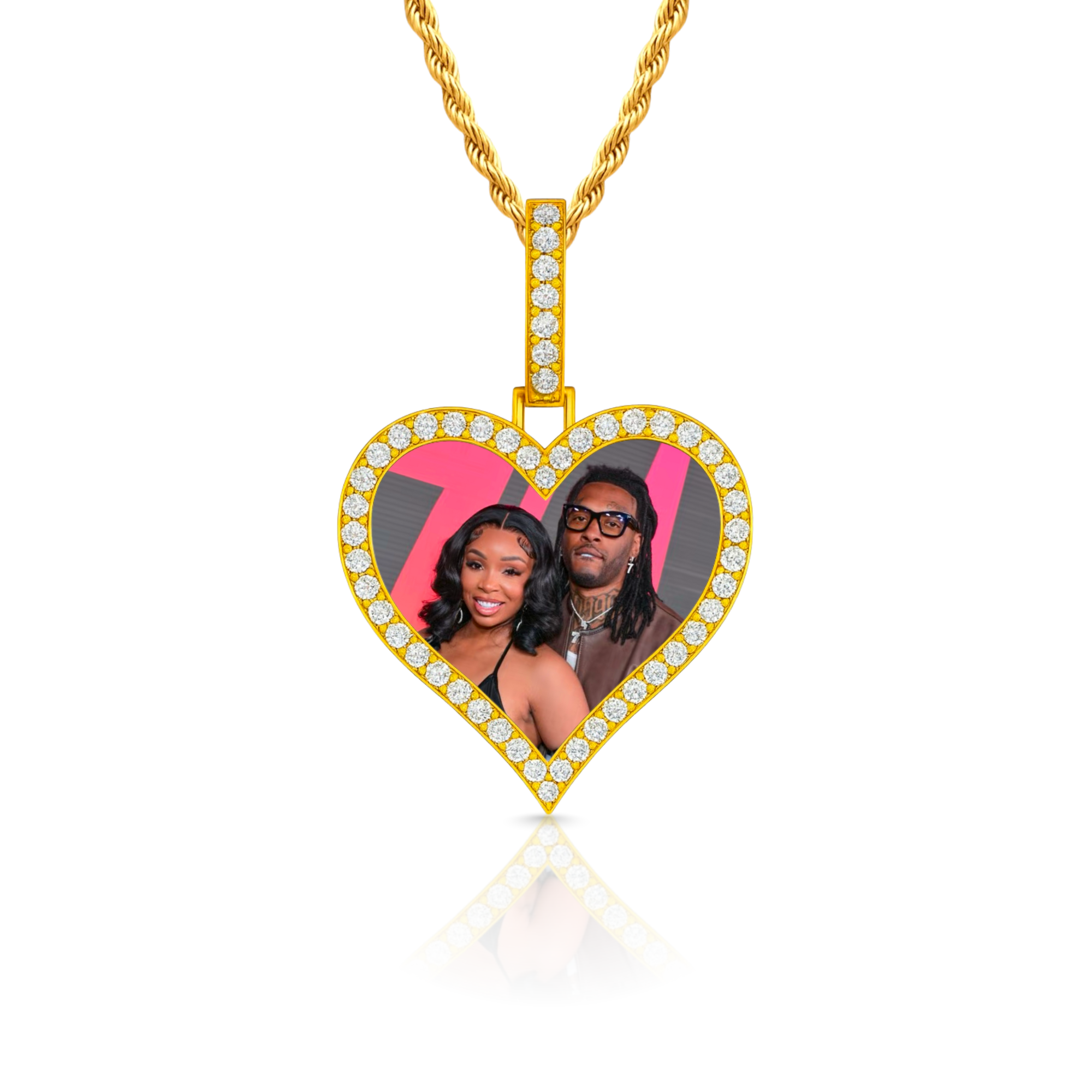 Heart Custom Photo Pendant