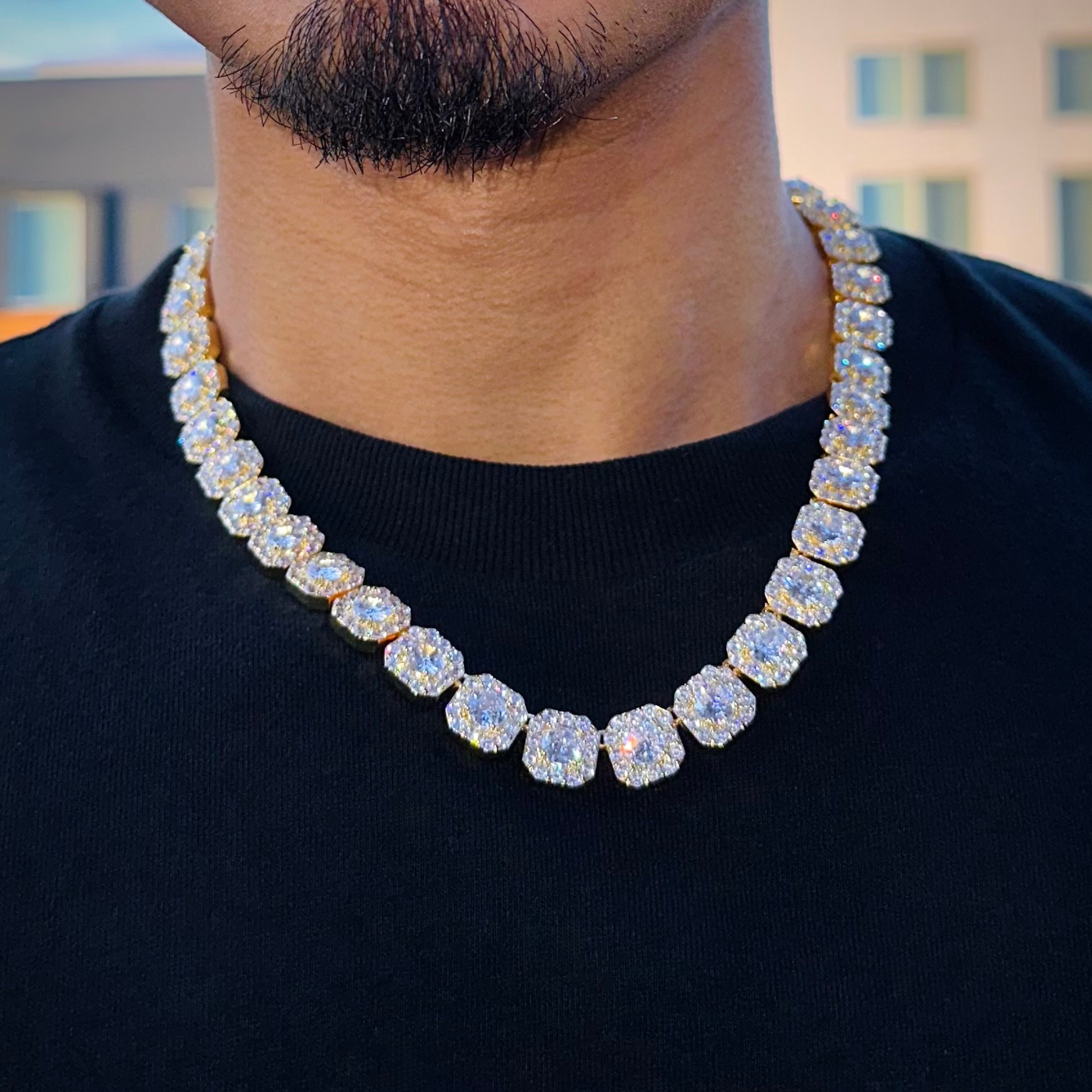 Clustered Tennis Chain 12mm