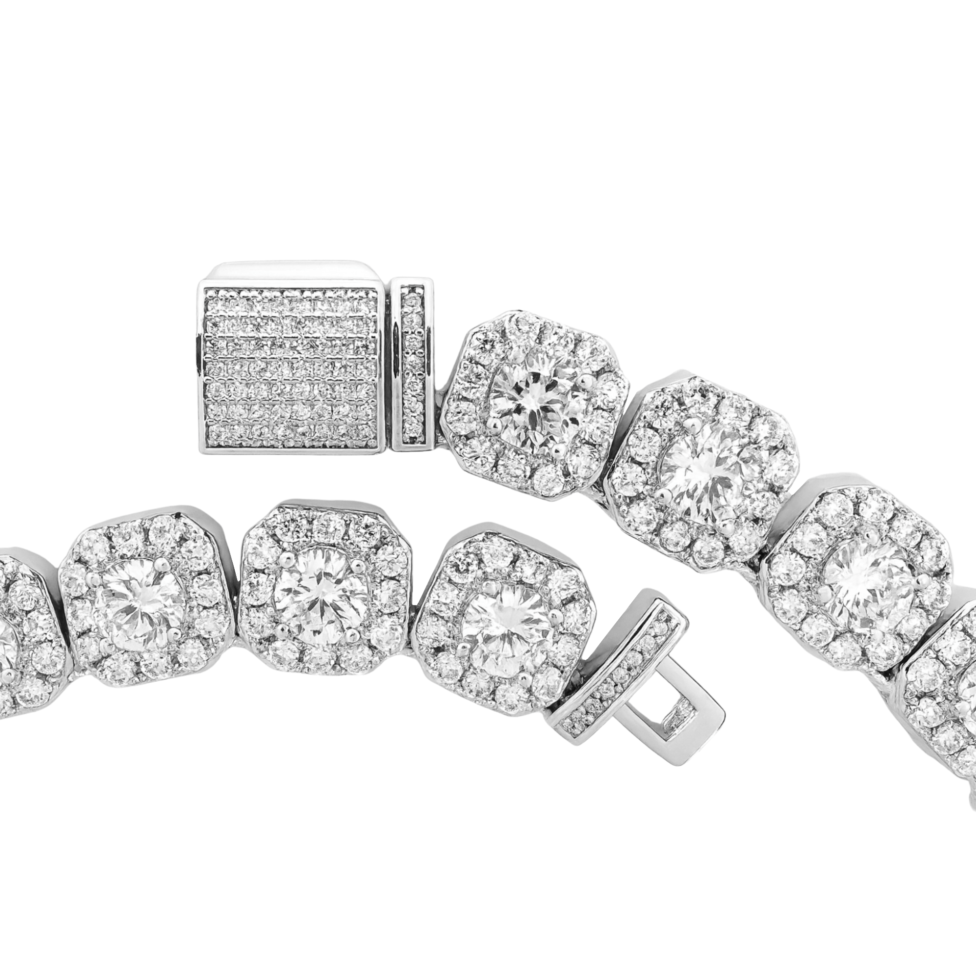 Clustered Tennis Chain 10mm