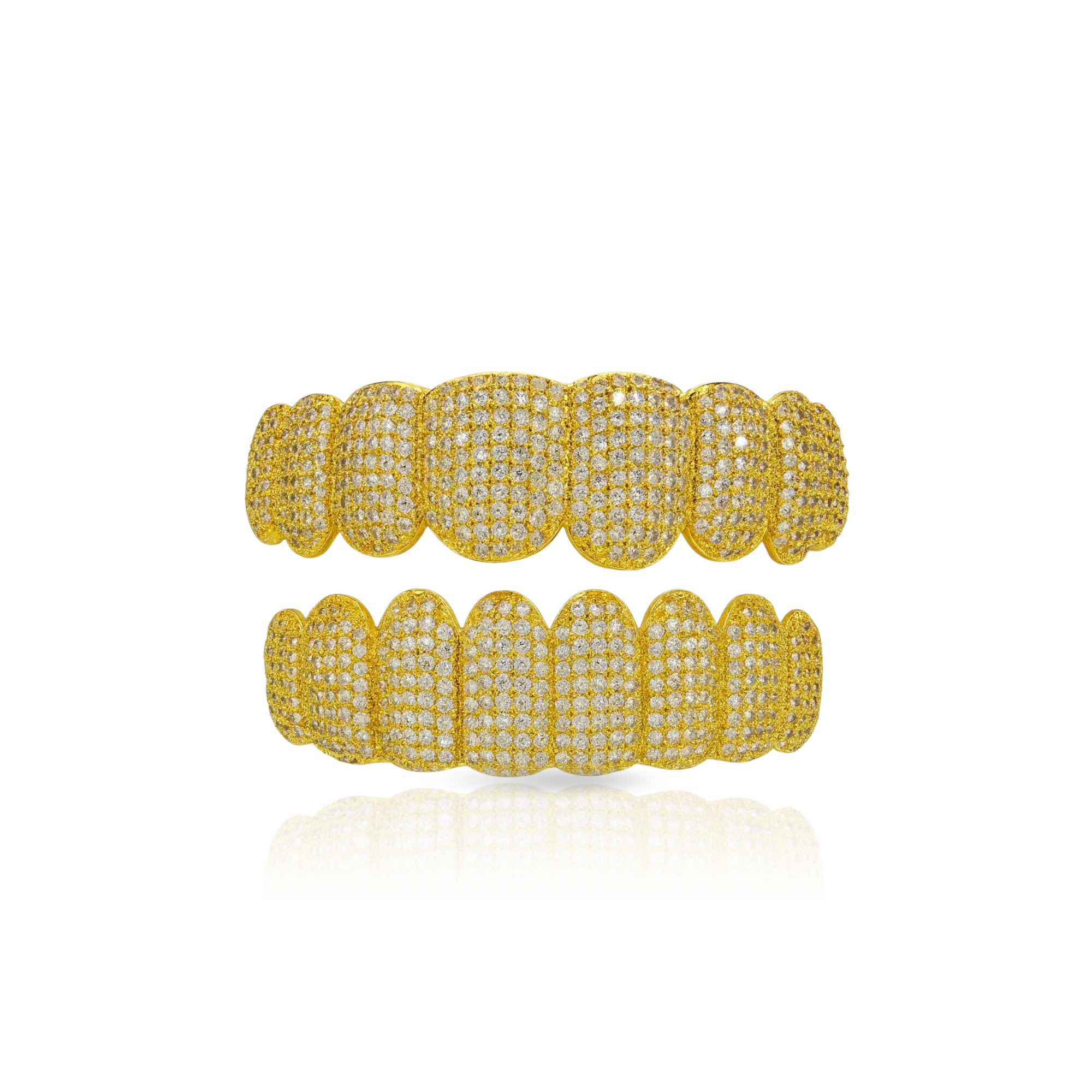 Miami Gold Diamond Grillz