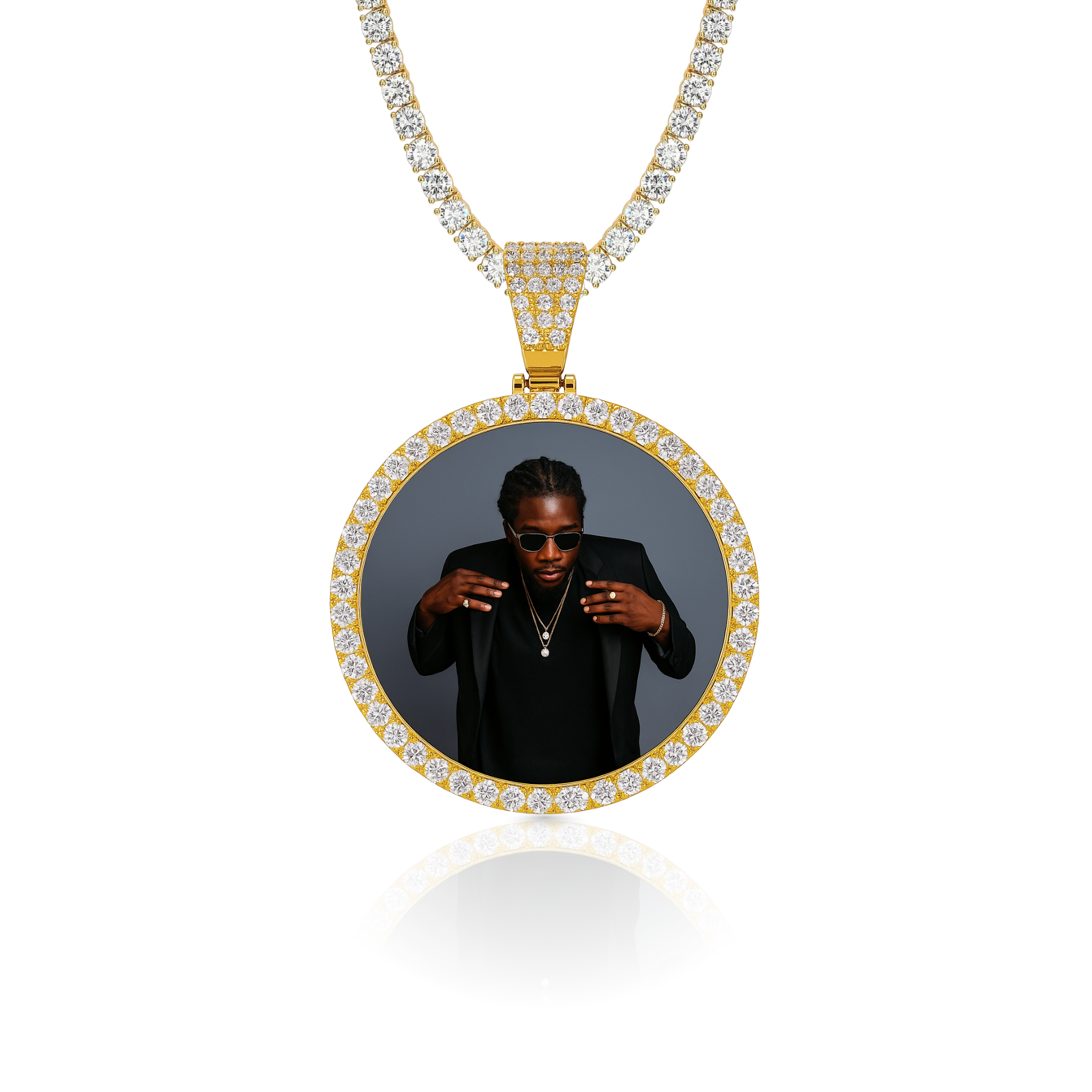 Classic Round Custom Photo Pendant