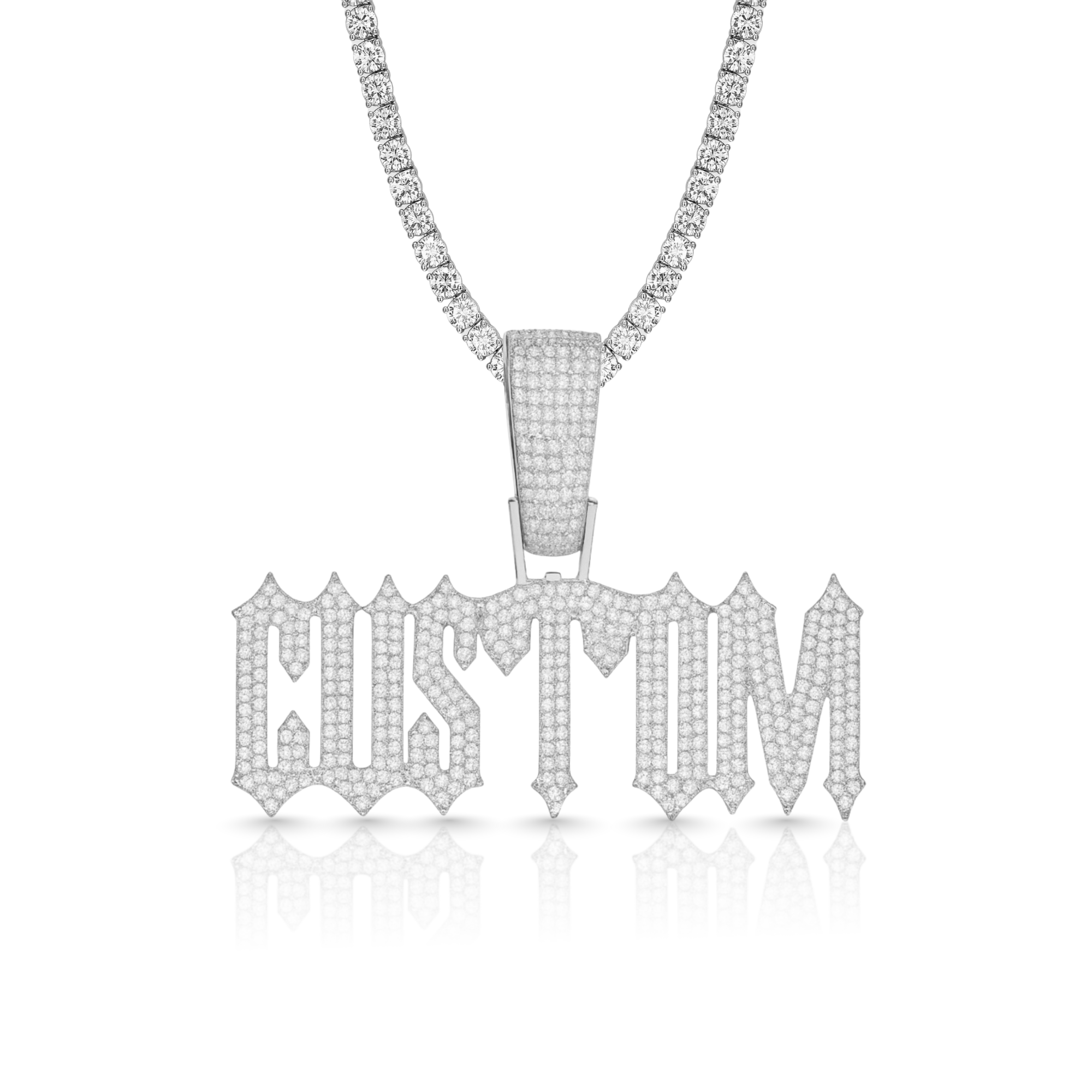 Roman Custom Letter Pendant