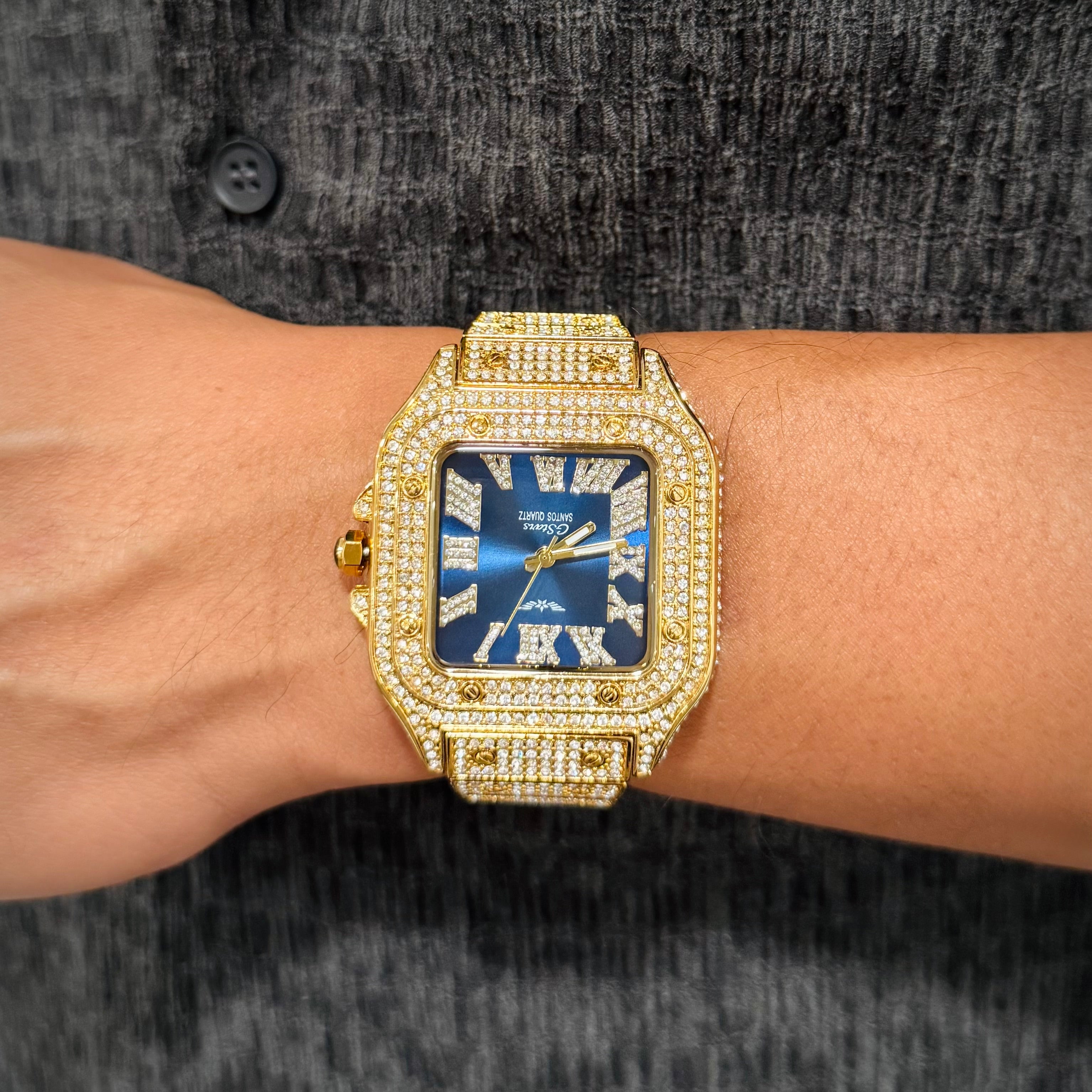 GStars Santos Diamond Watch