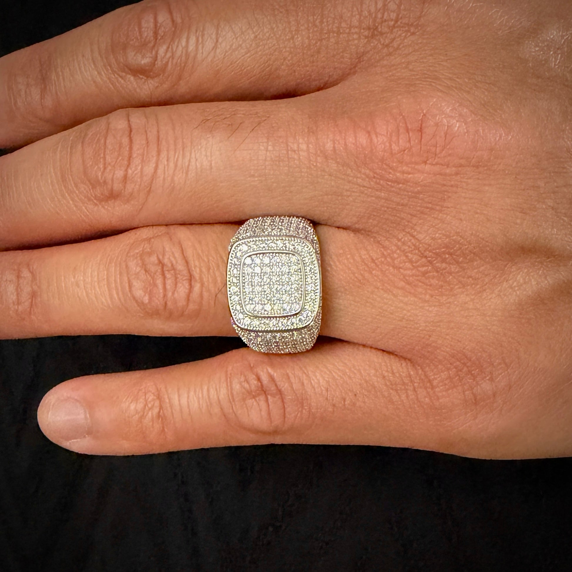 Cuban Diamond Ring