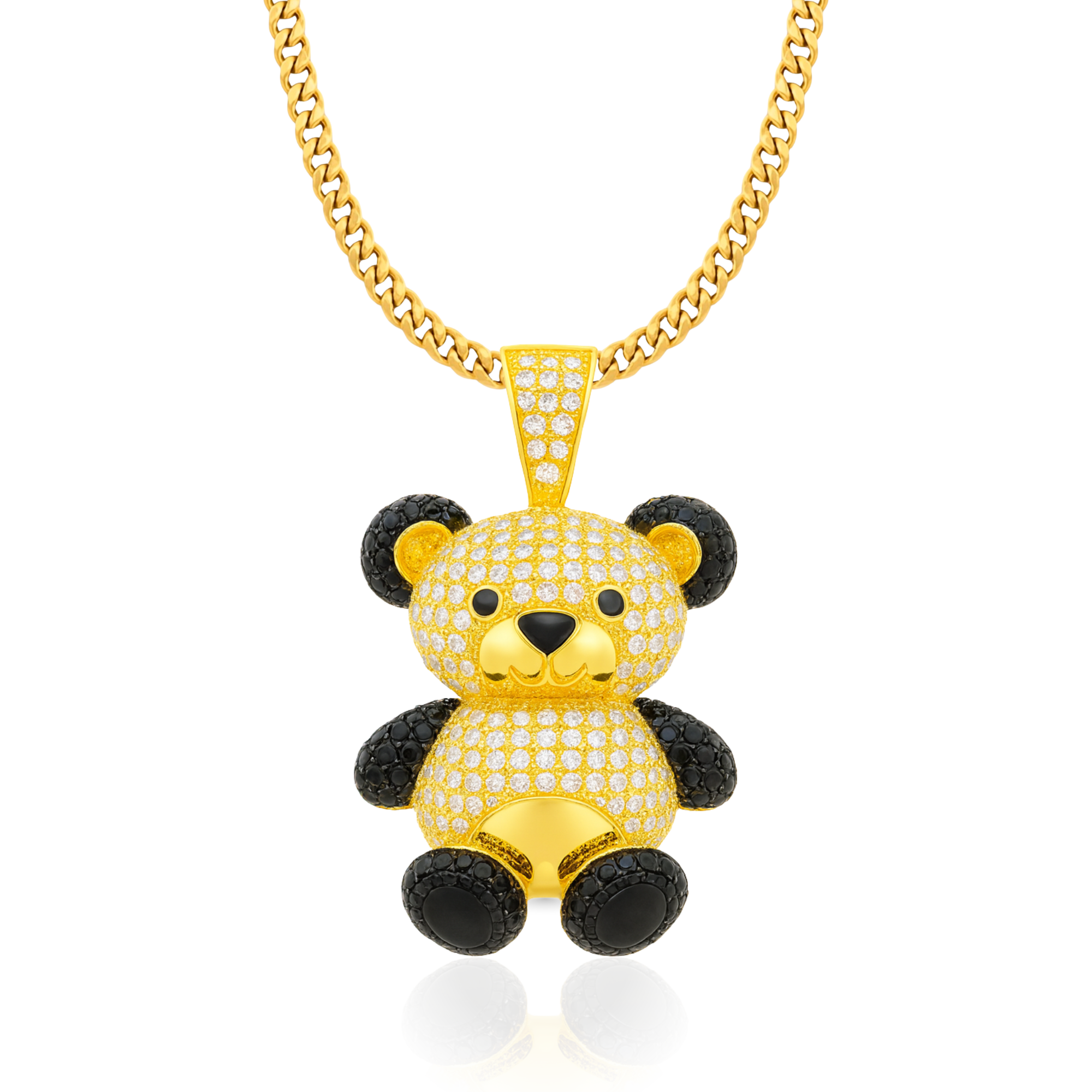 Panda Diamond Gold Pendant