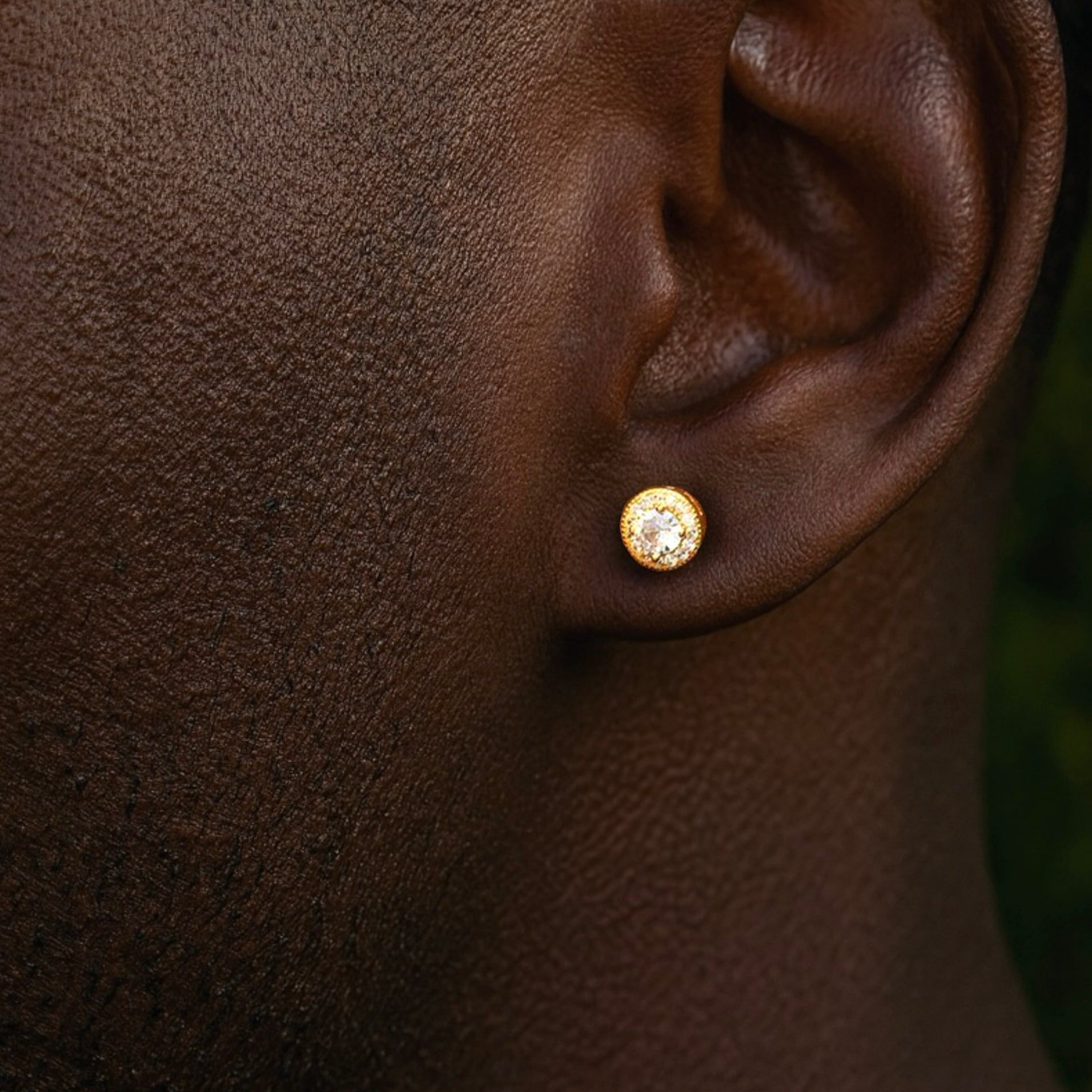 Aura Gold Diamond Earrings