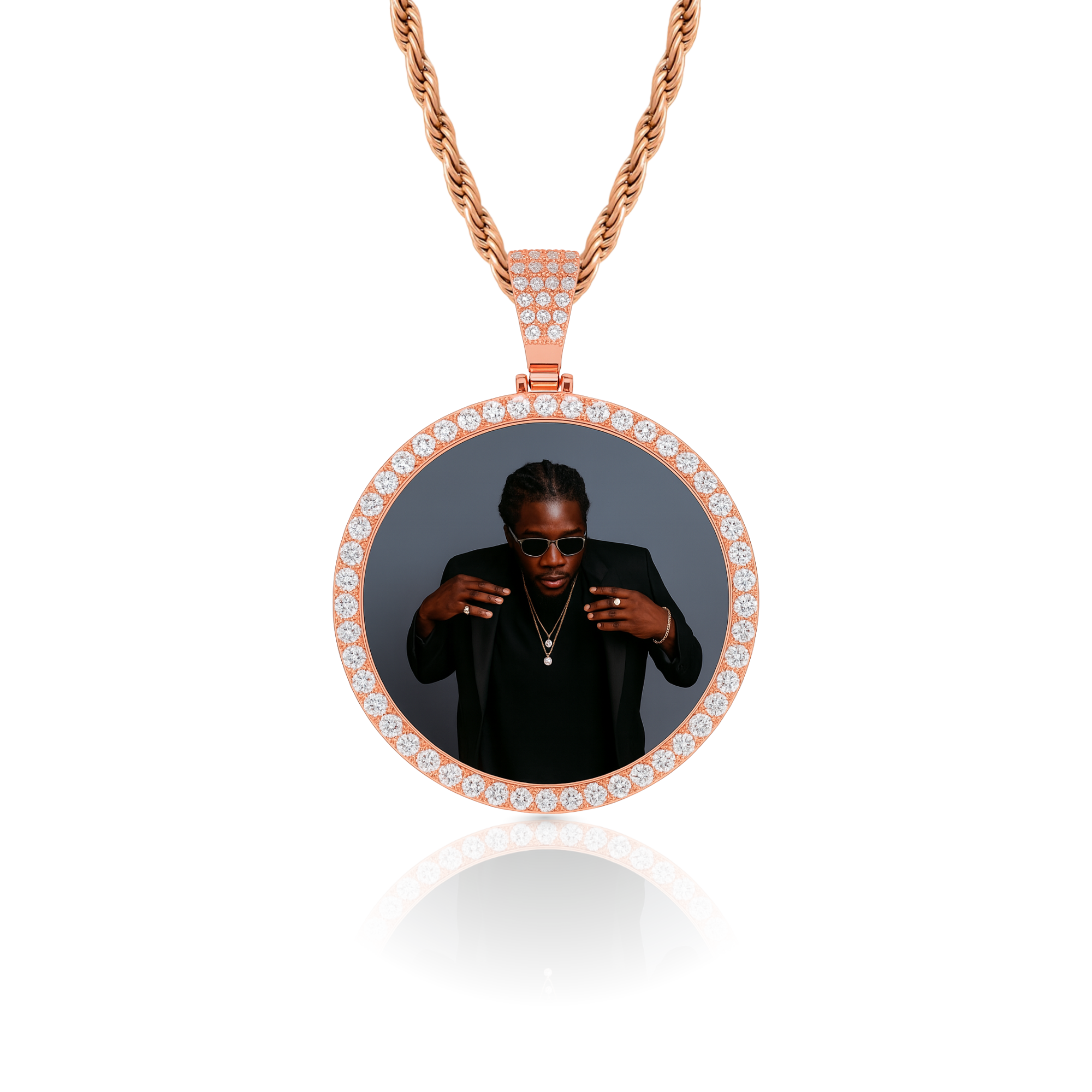 Classic Round Custom Photo Pendant