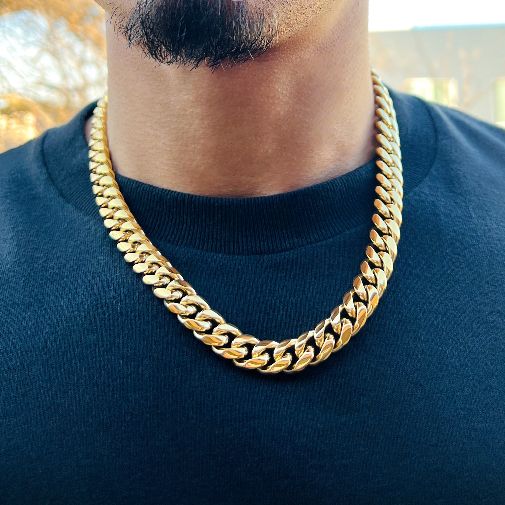 Miami Cuban Chain Set 12mm