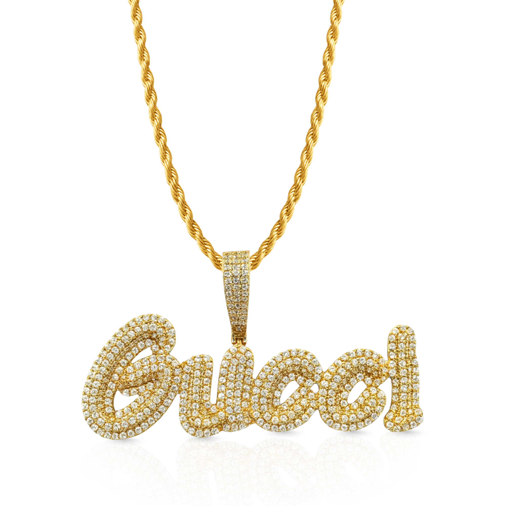 Gucci Diamond Gold Pendant