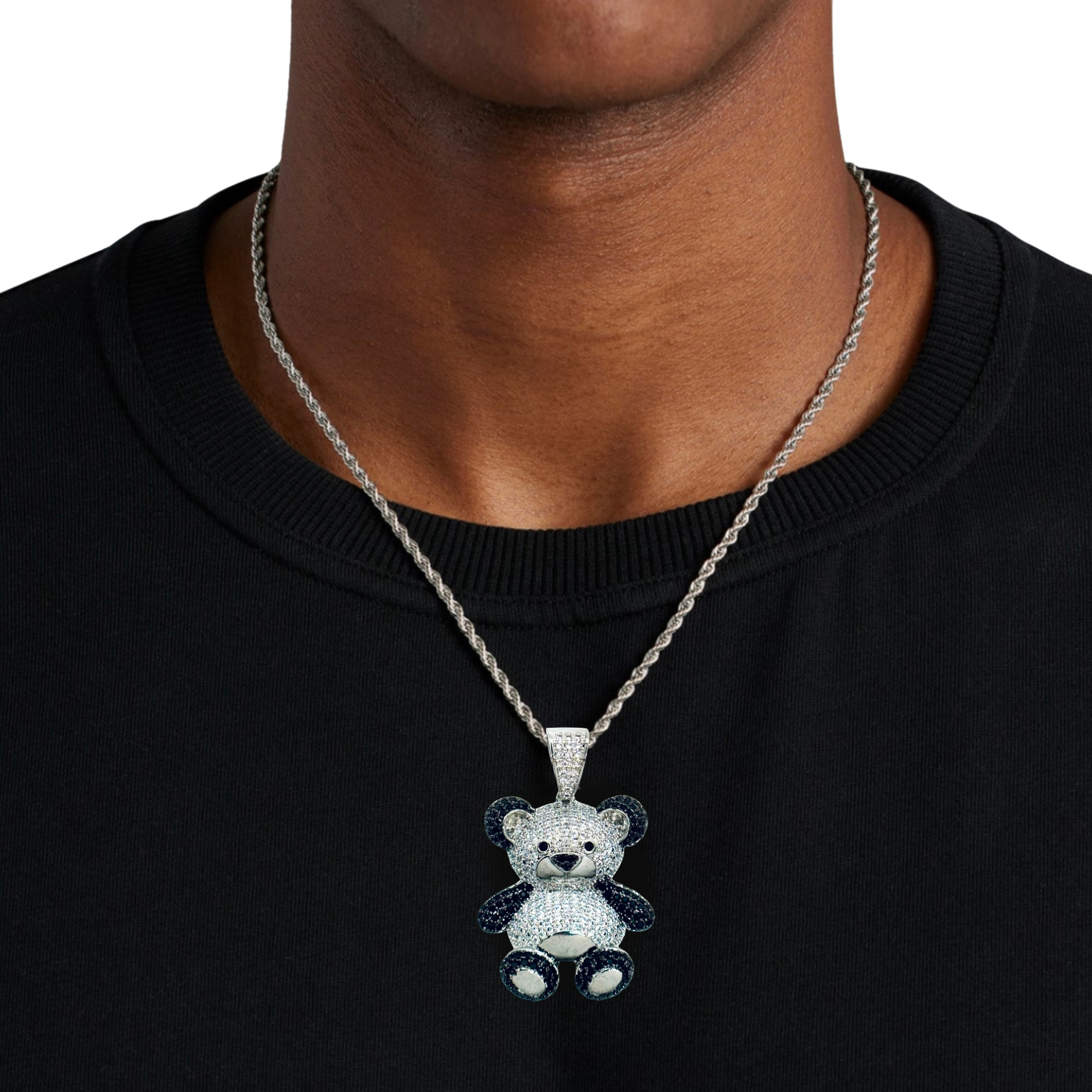 Panda Diamond Pendant
