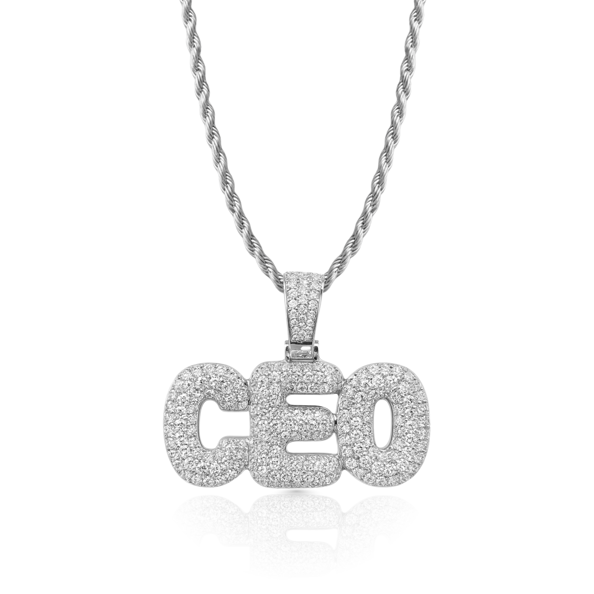 "CEO" Diamond Pendant