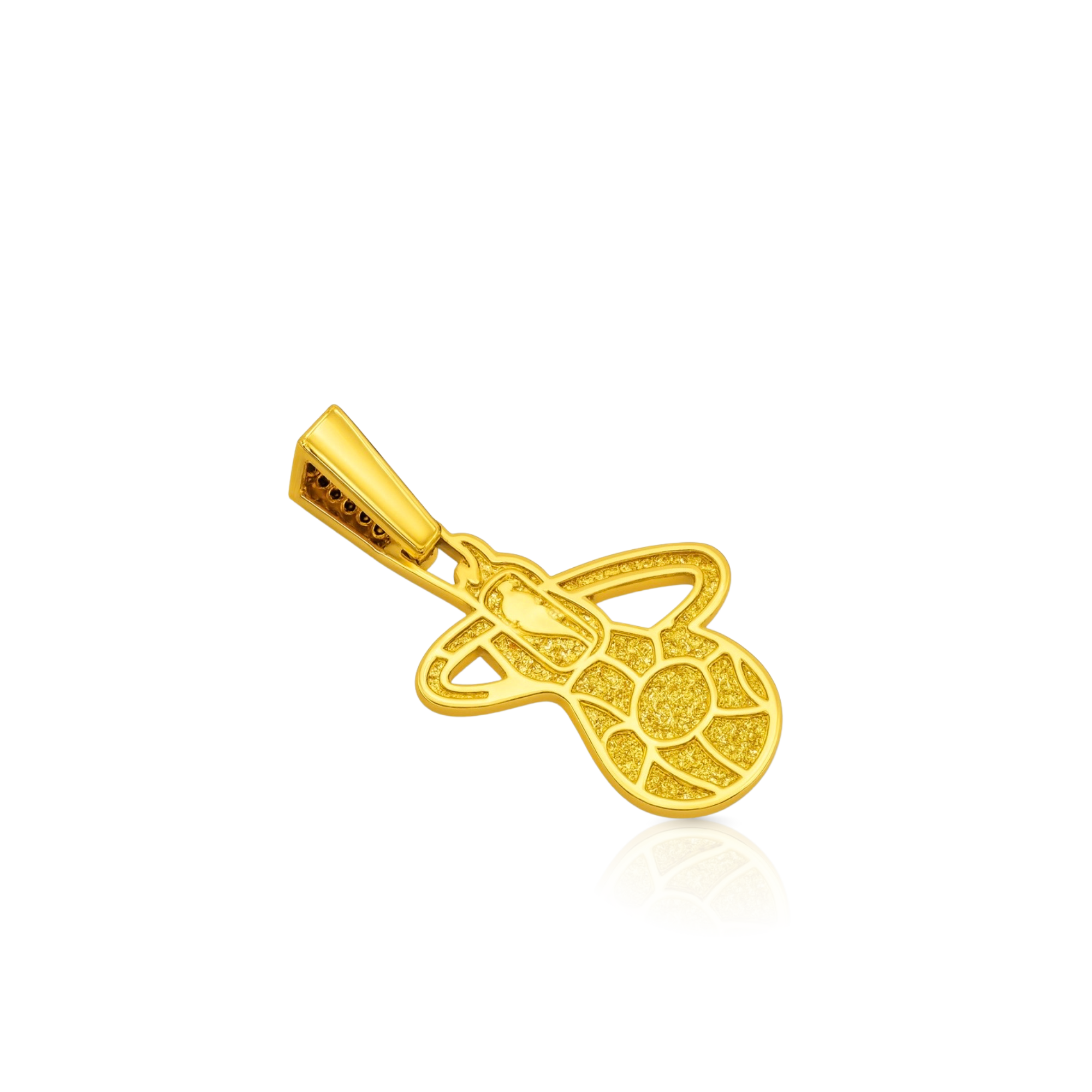 Heat Diamond Gold Pendant