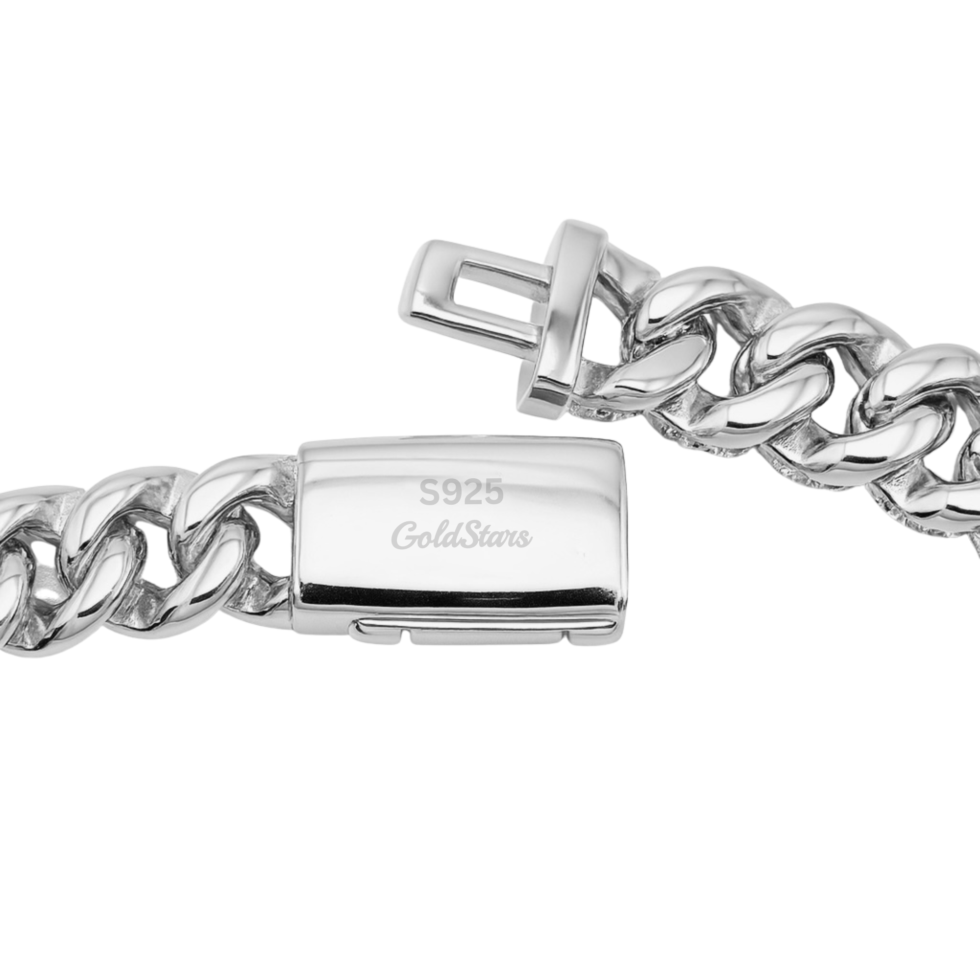 Moissanite South Beach Chain (10mm) 20cts