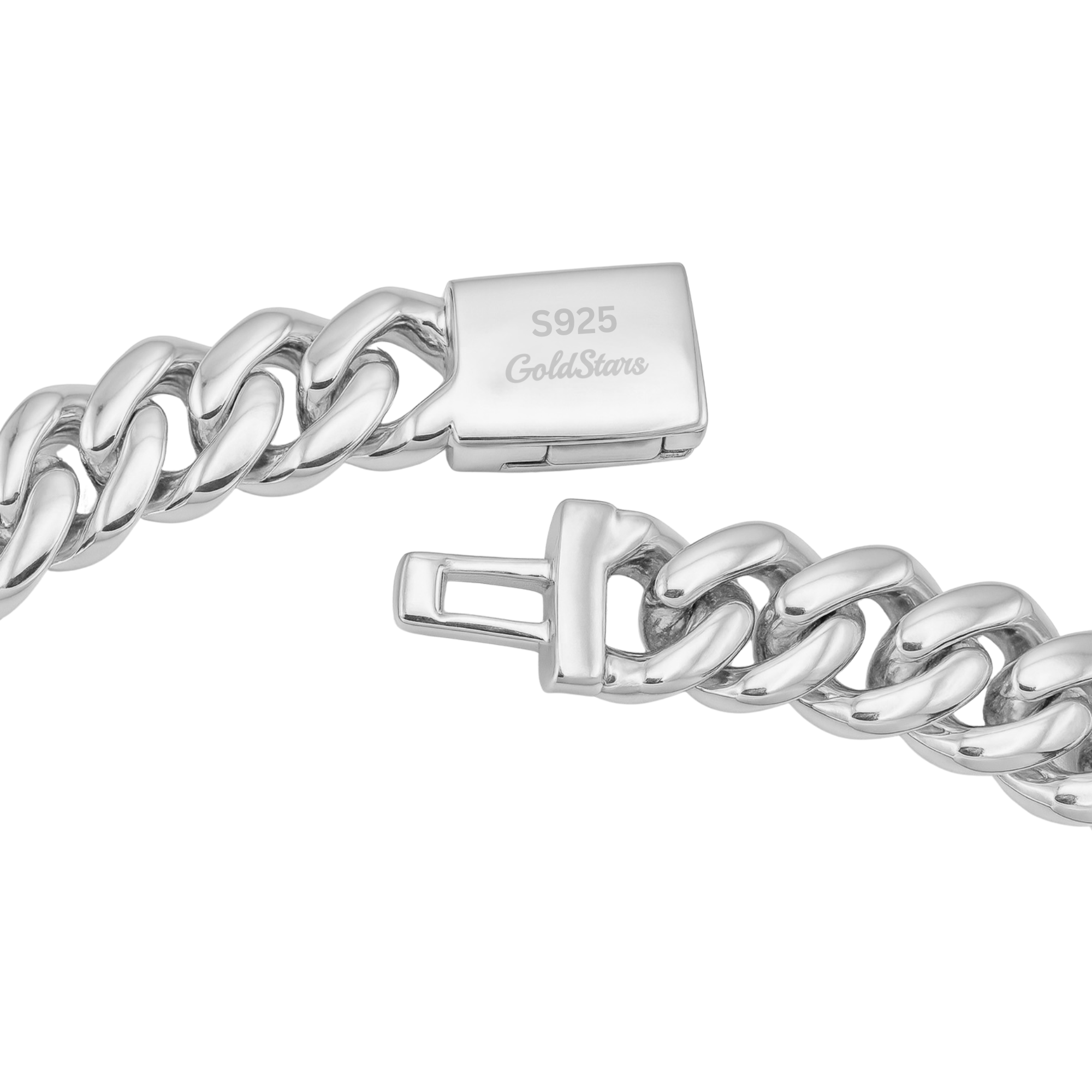 Moissanite Diamond Prongs Bracelet (14mm) 13.5 CT’s