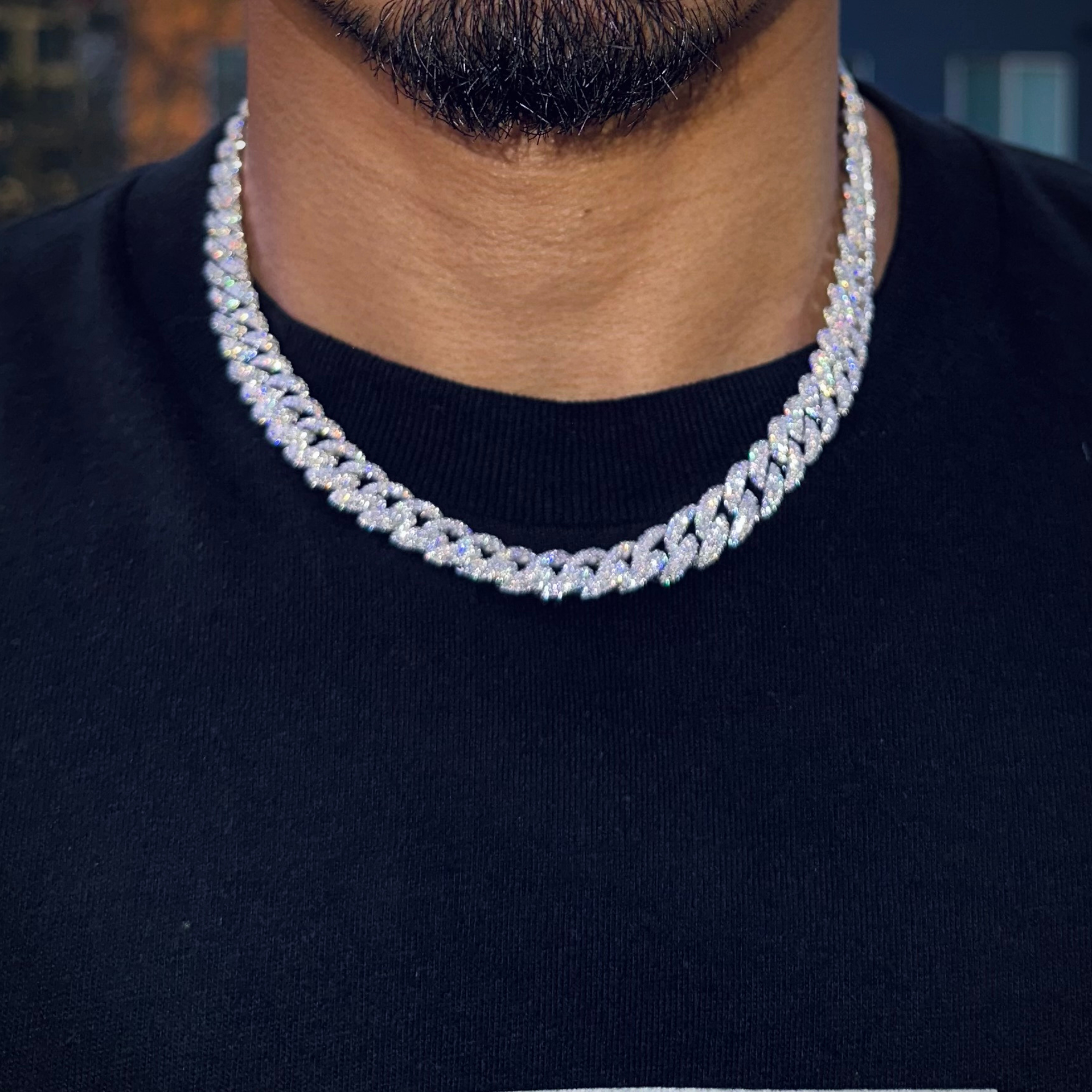 South Beach Diamond Chain 10mm