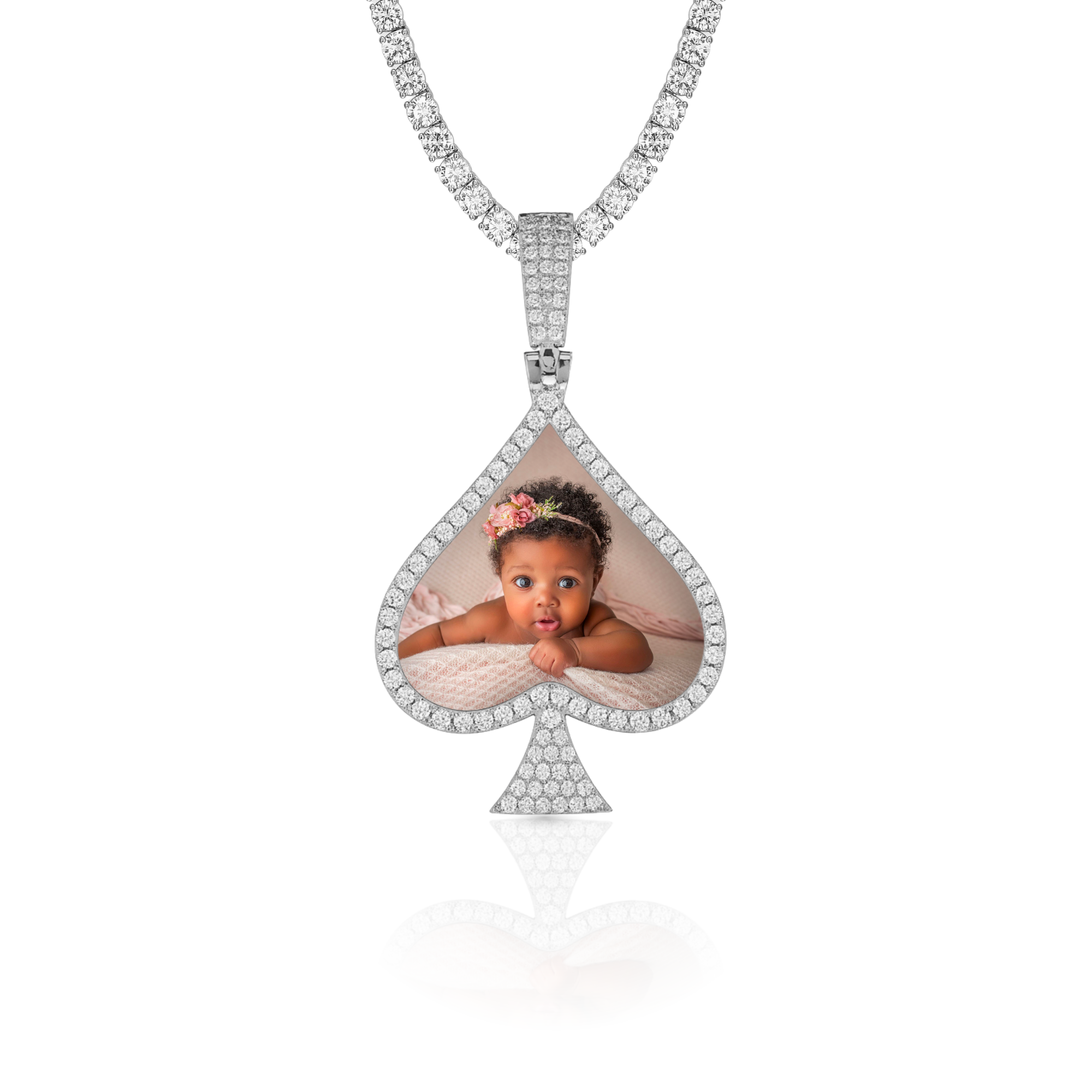 Ace Diamond Custom Photo Pendant