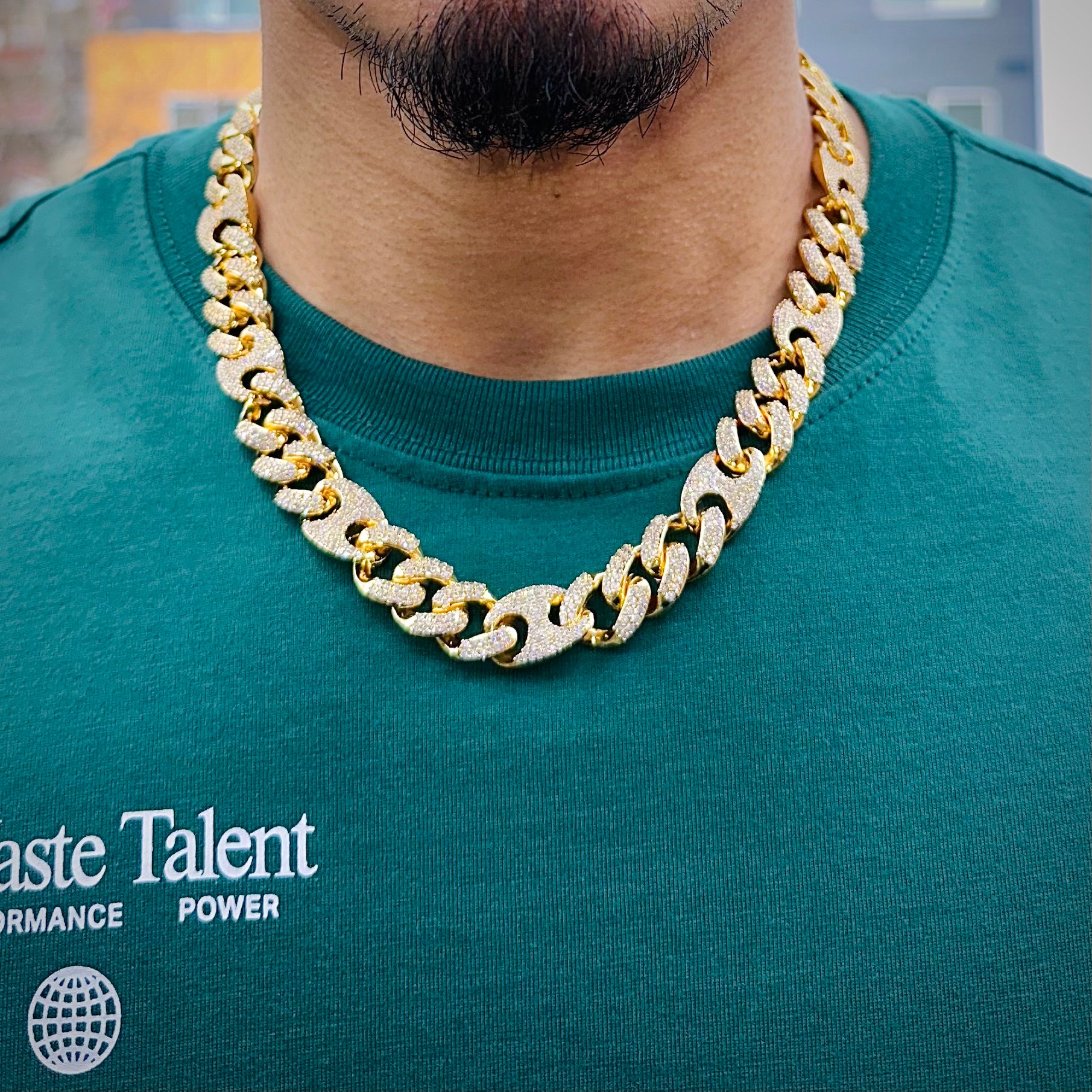 Astro Cuban Diamond Chain 15mm