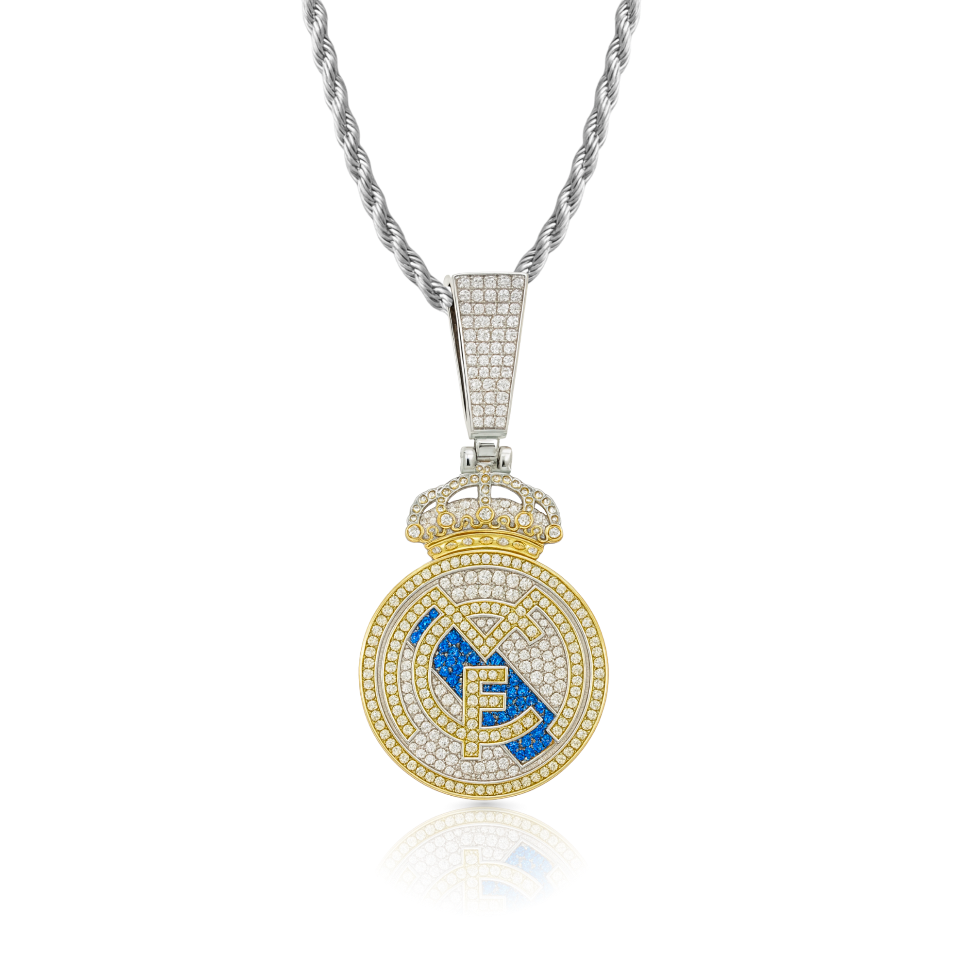 Real Madrid FC Diamond Pendant