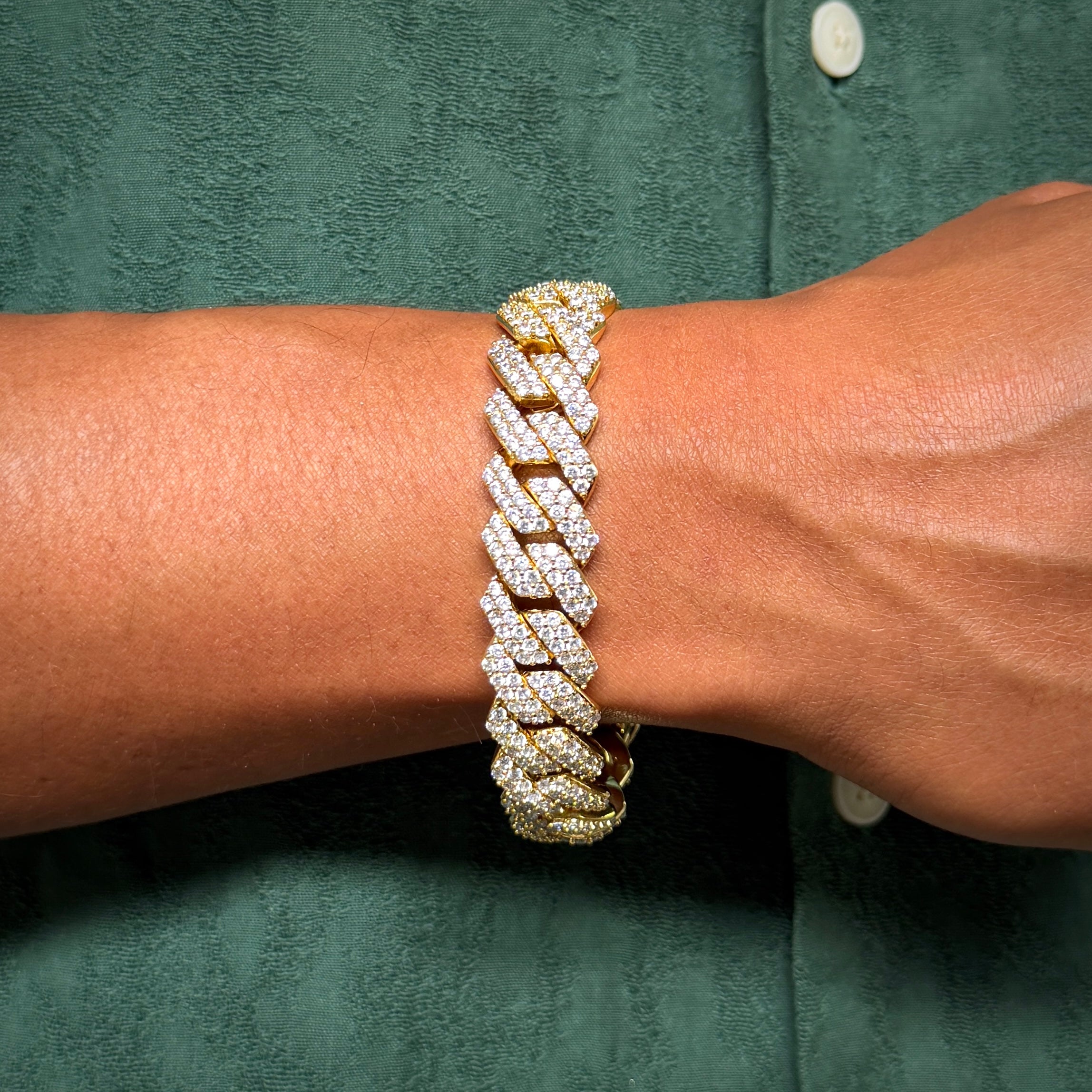 Diamond Prong Bracelet 16mm