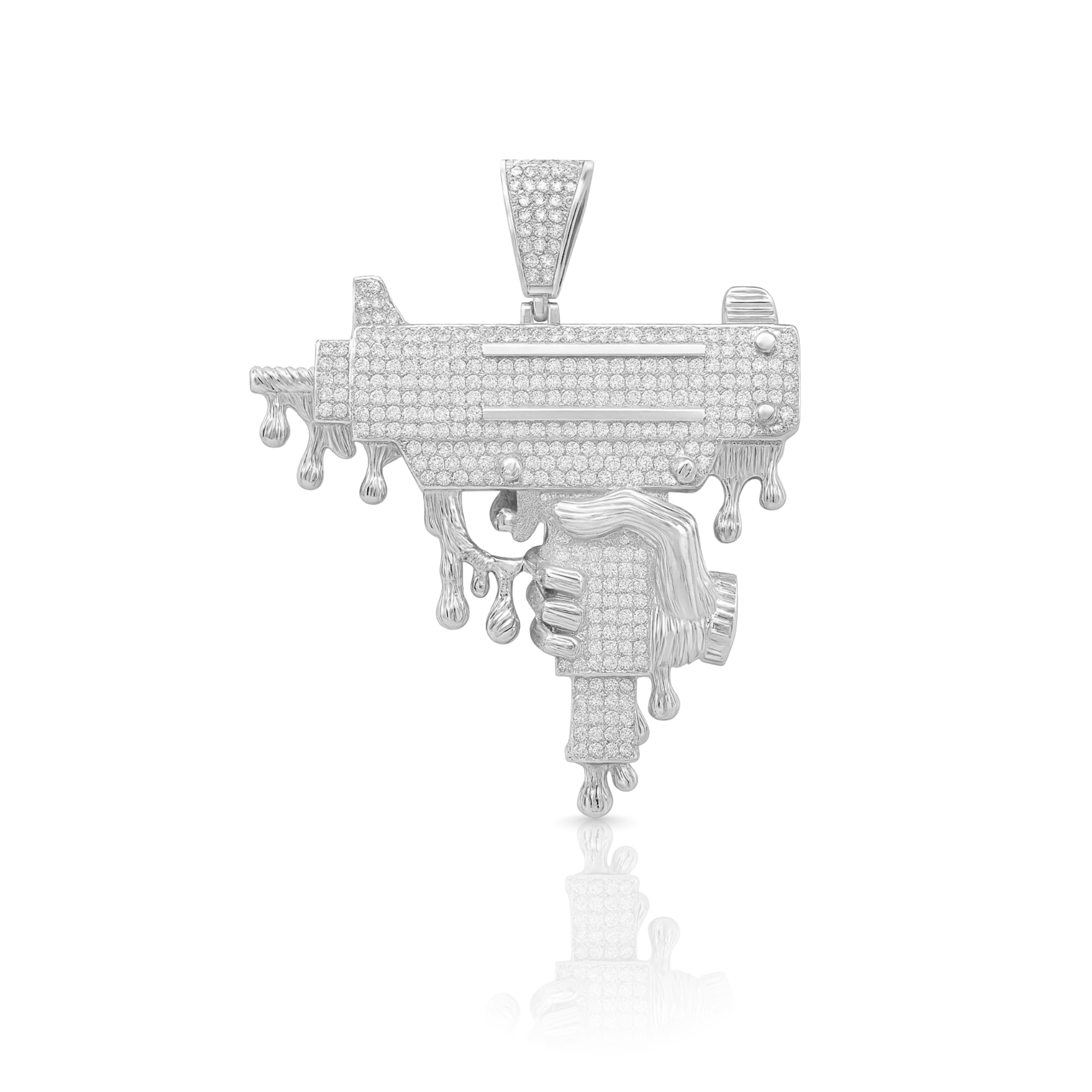 MAC-11 Diamond Pendant