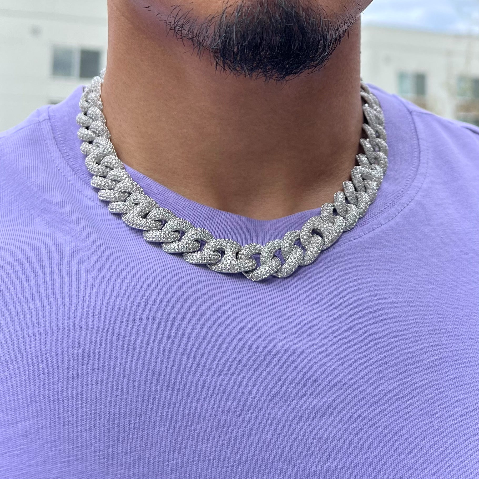 Royal Cuban Diamond Chain 15mm