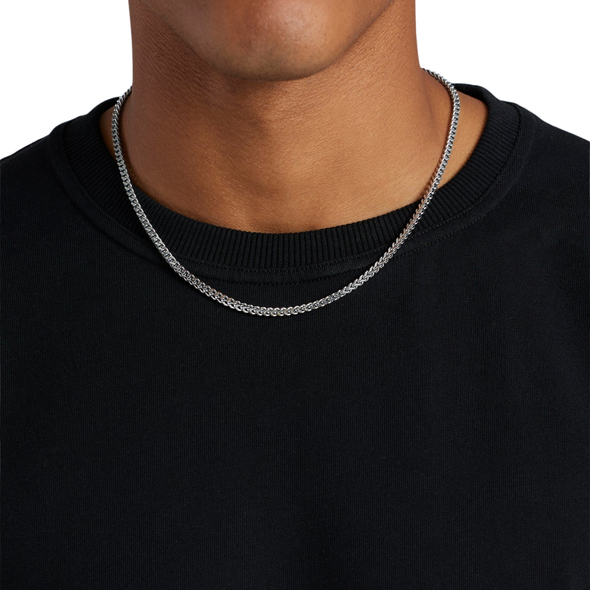 Solid Silver Franco Chain 3mm