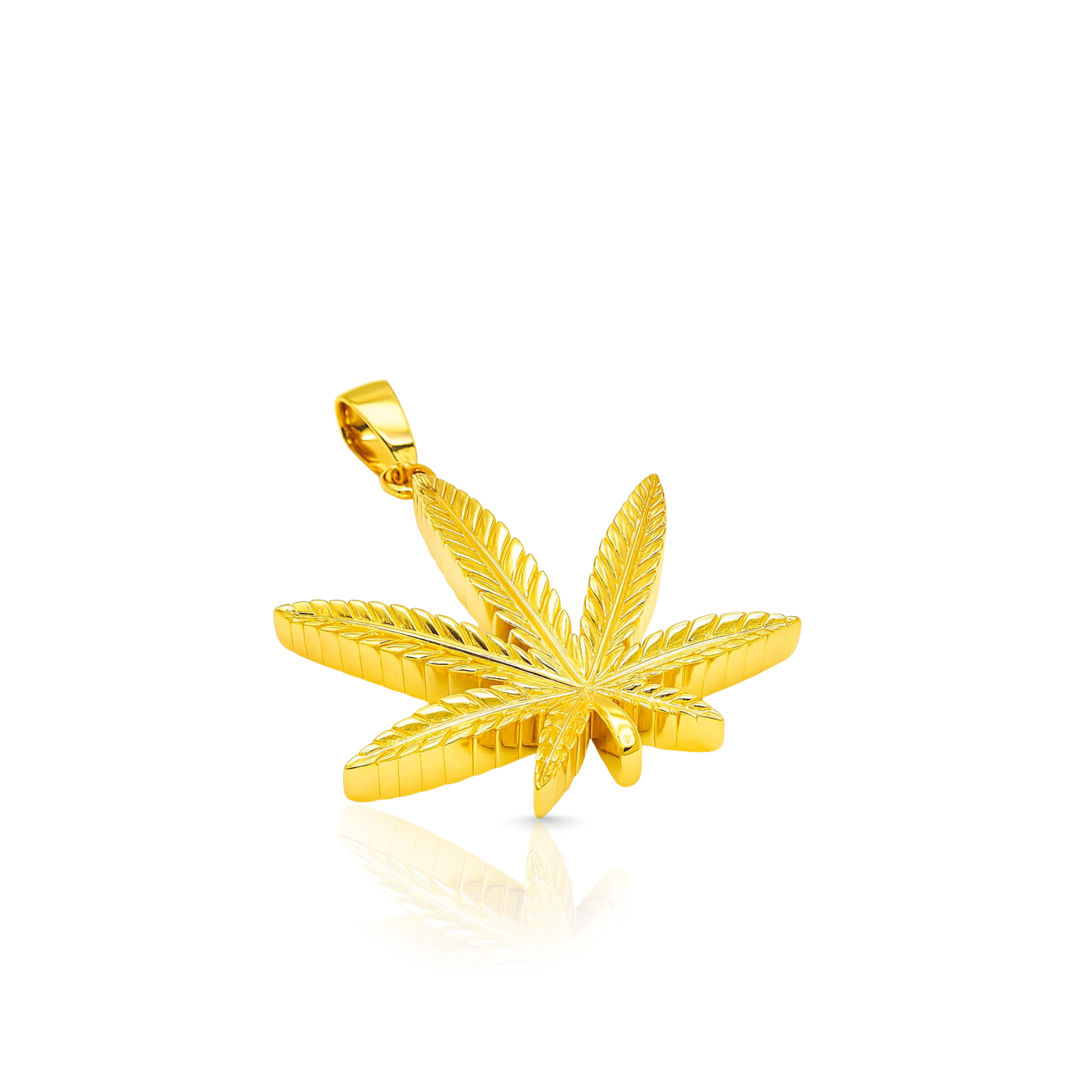 Weed Gold Pendant