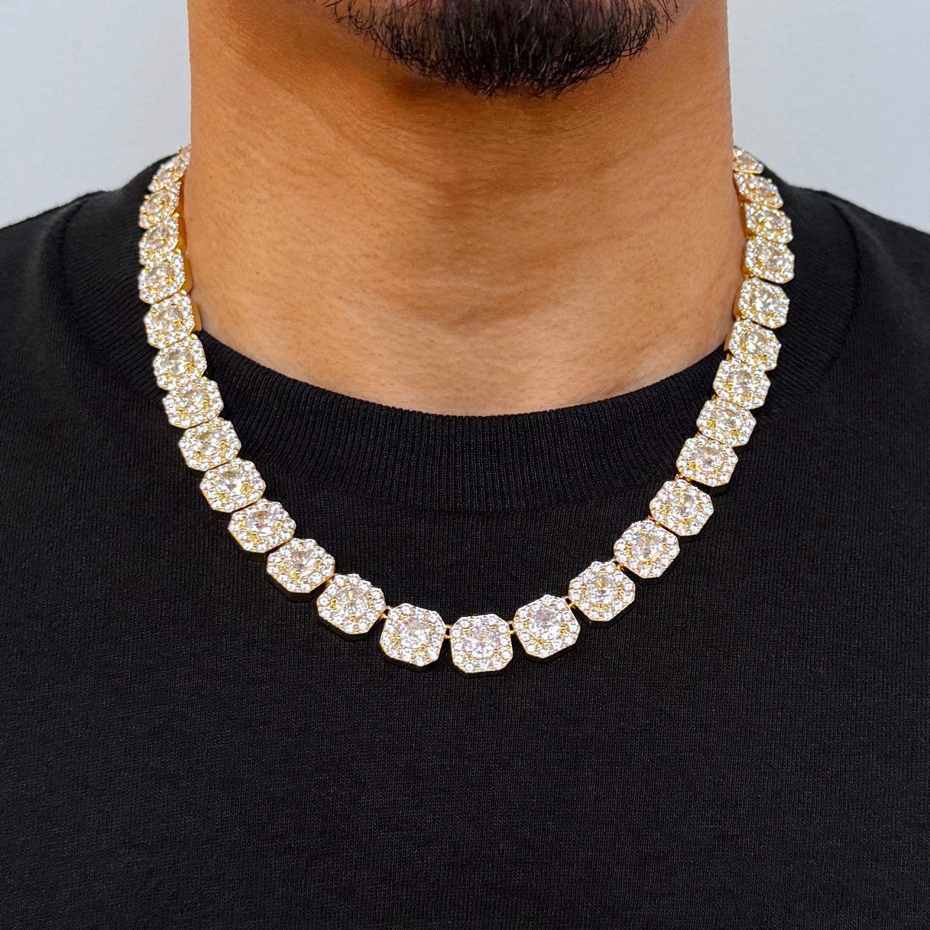 Clustered Tennis Chain 12mm