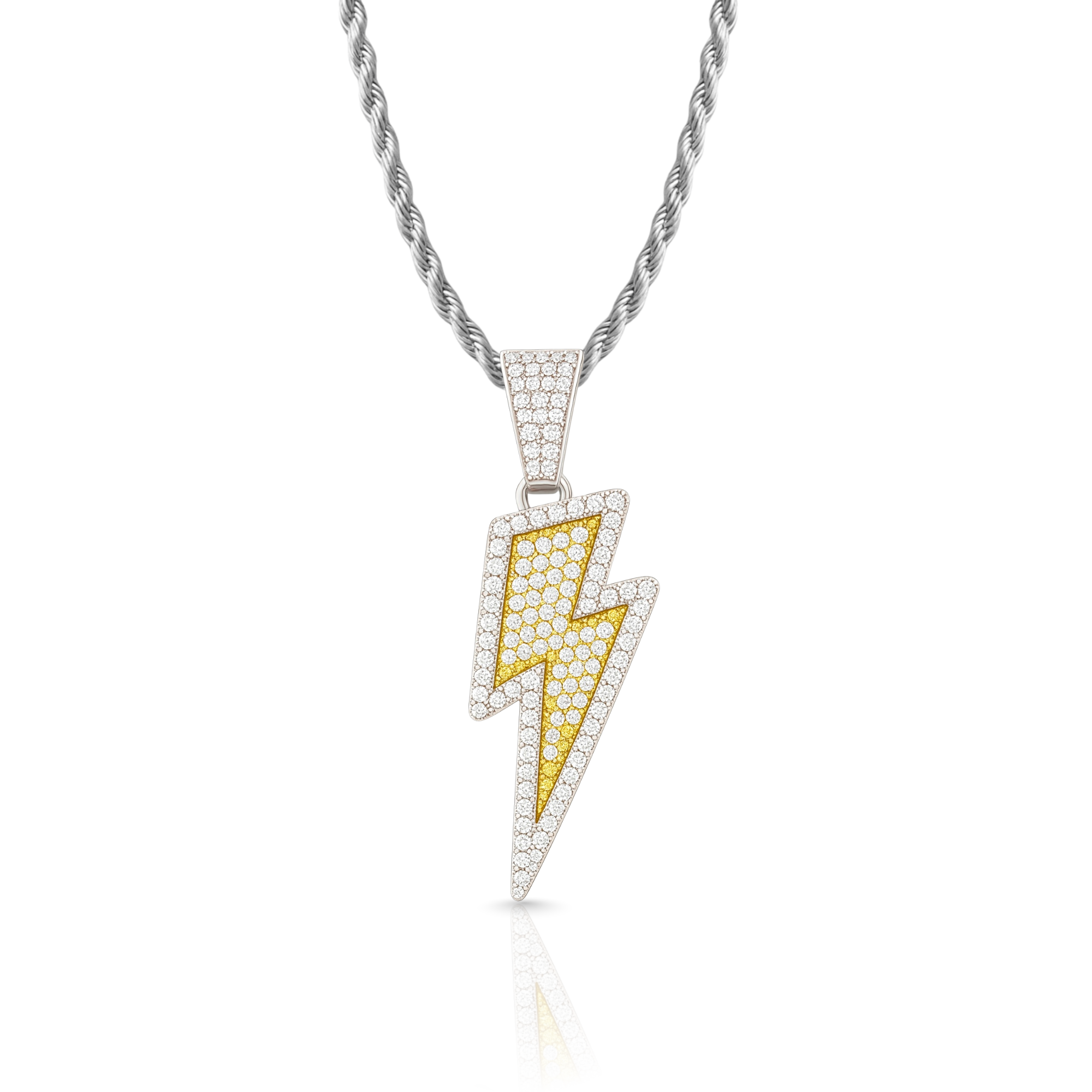 Lightning Bolt Diamond Pendant