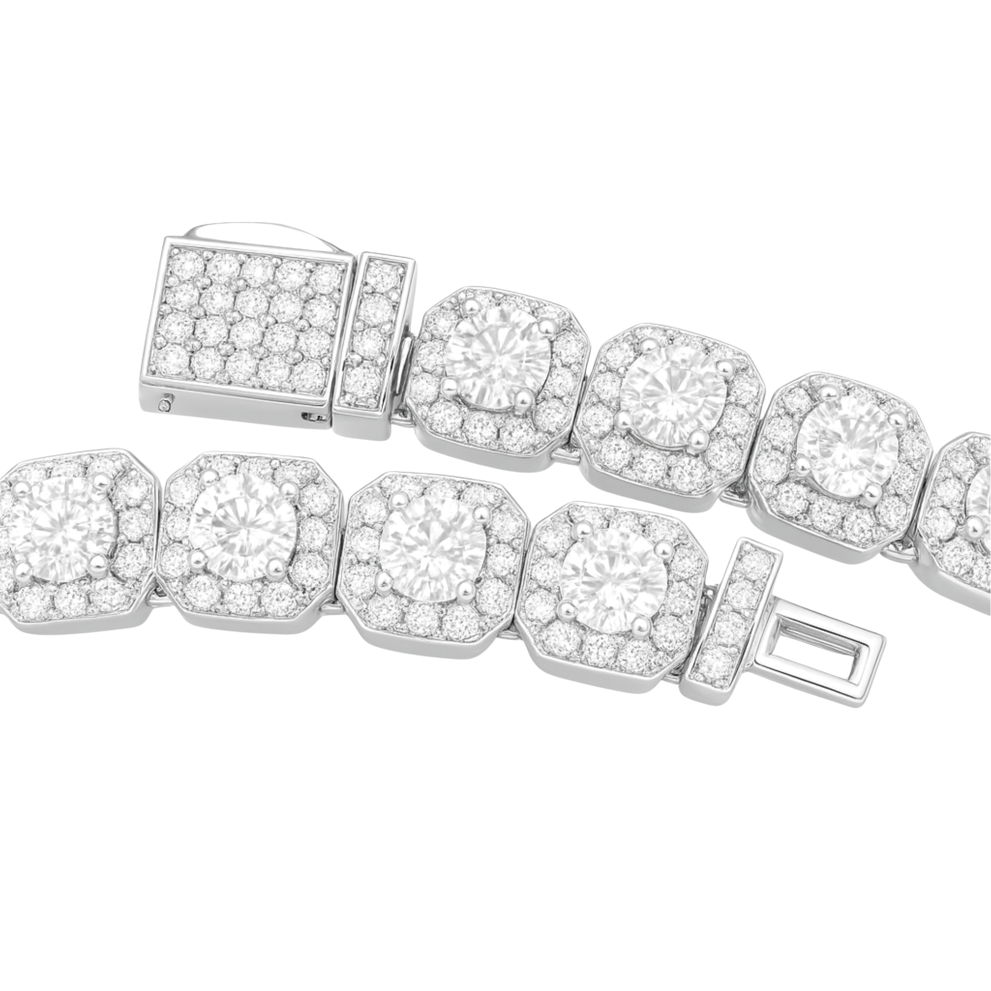 Micro Clustered Tennis Chain 7mm