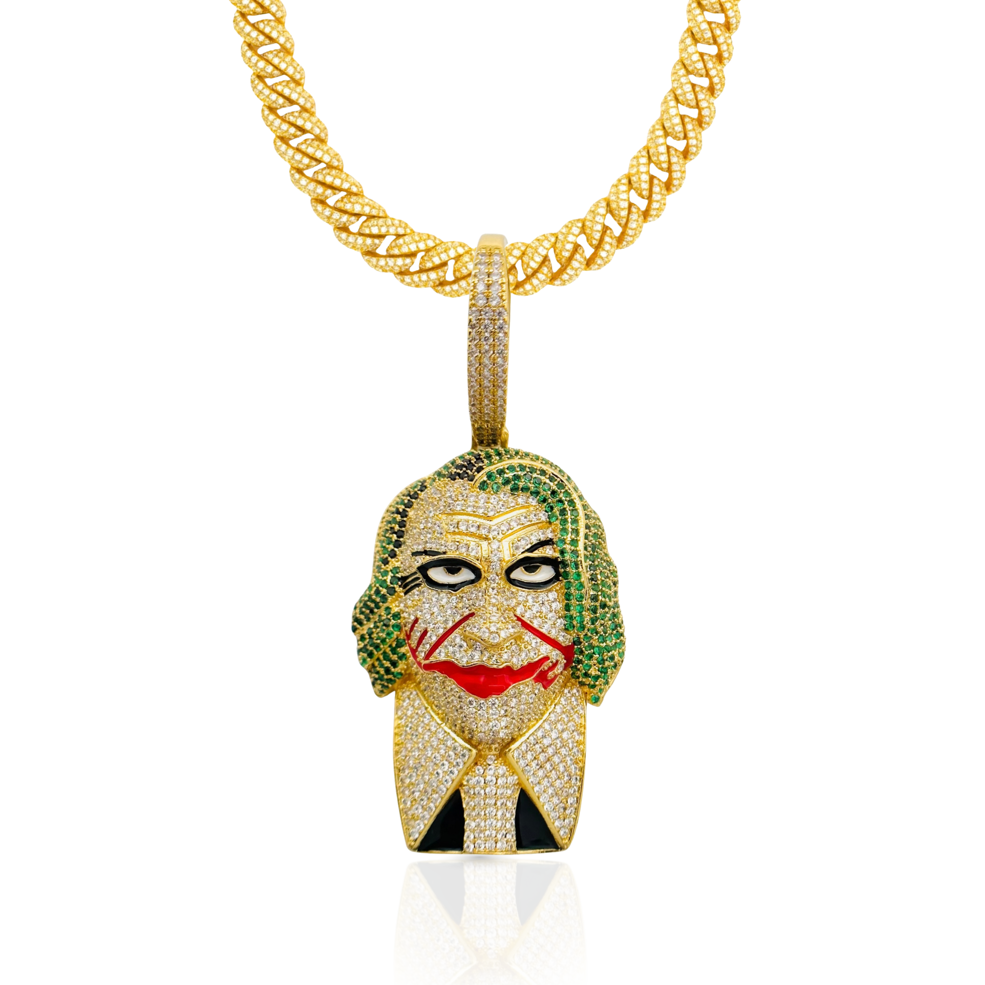 Joker Diamond Gold Pendant