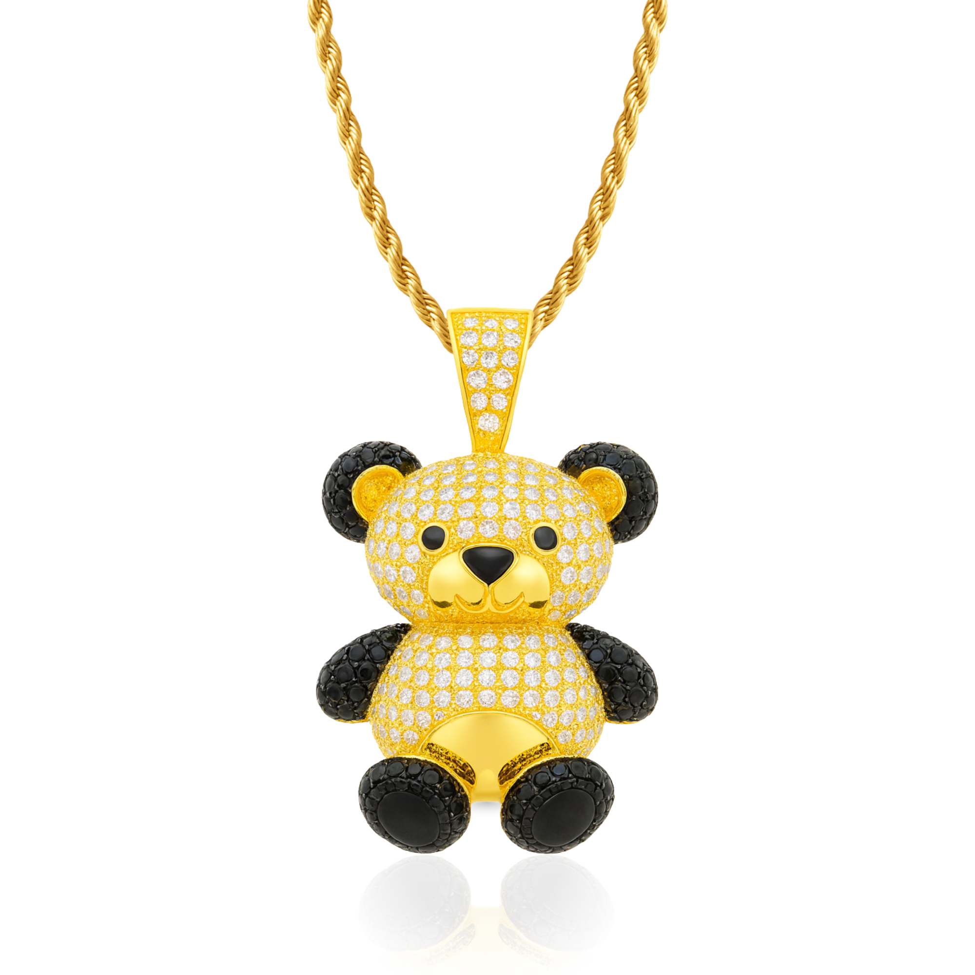 Panda Diamond Gold Pendant