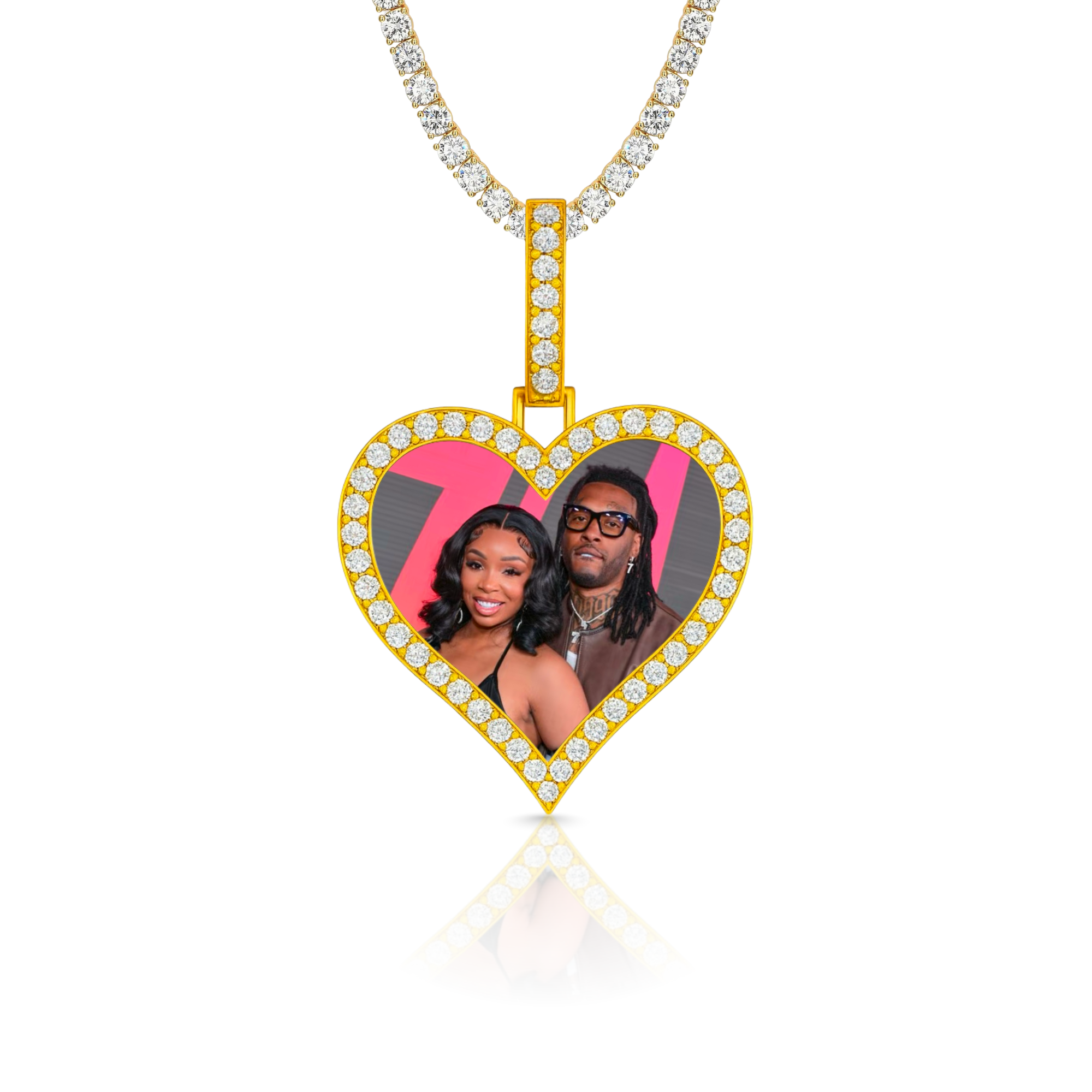 Heart Custom Photo Pendant