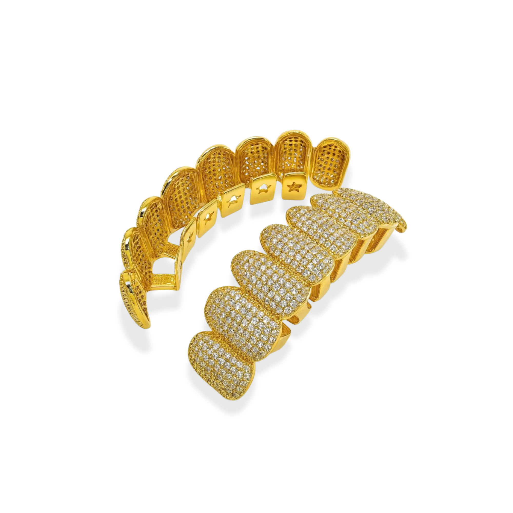 Miami Gold Diamond Grillz