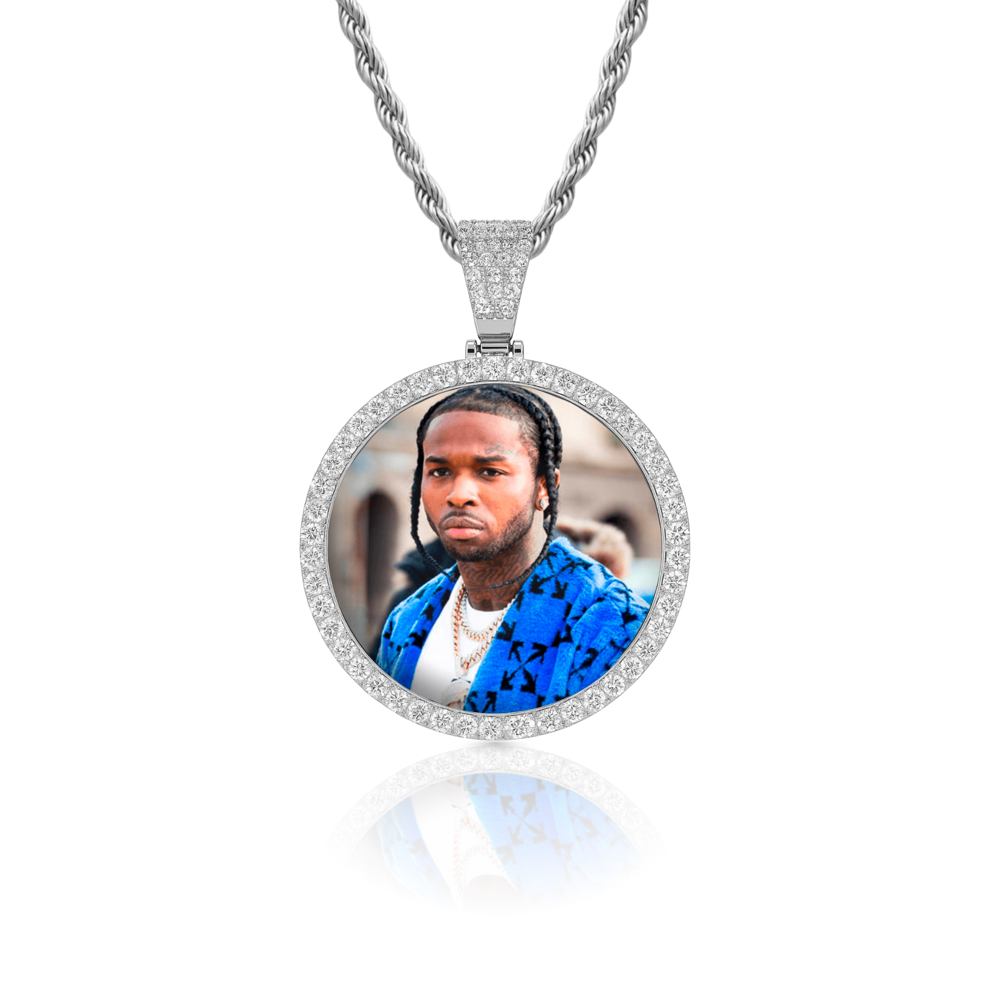 Classic Round Custom Photo Pendant