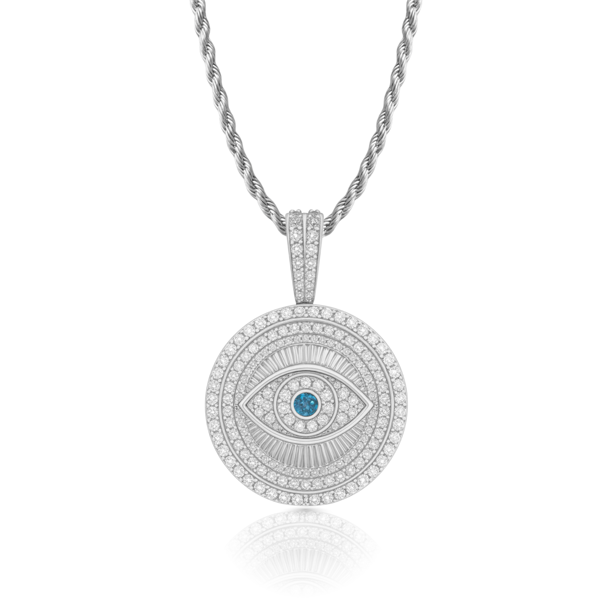 Evil Eye Diamond Pendant