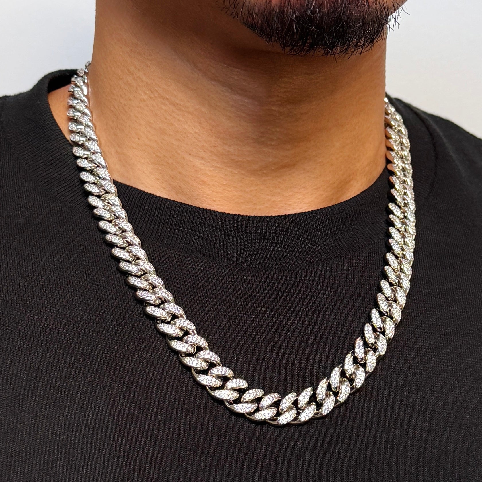 Miami Cuban Diamond Chain 12mm