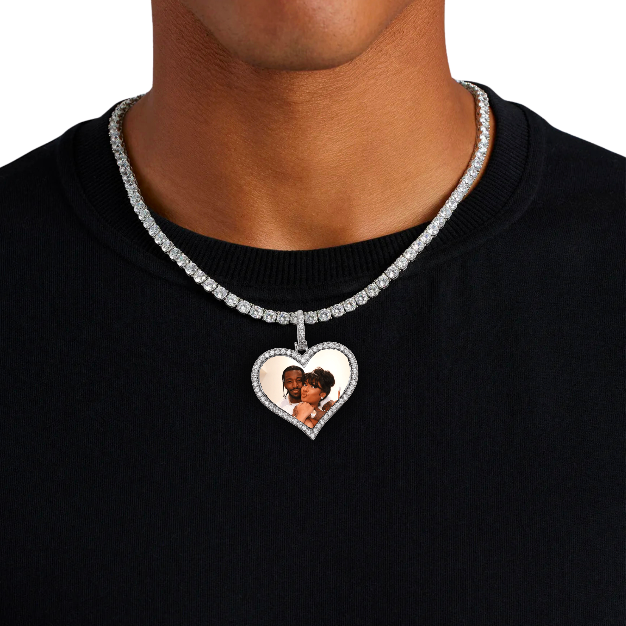 Heart Custom Photo Pendant