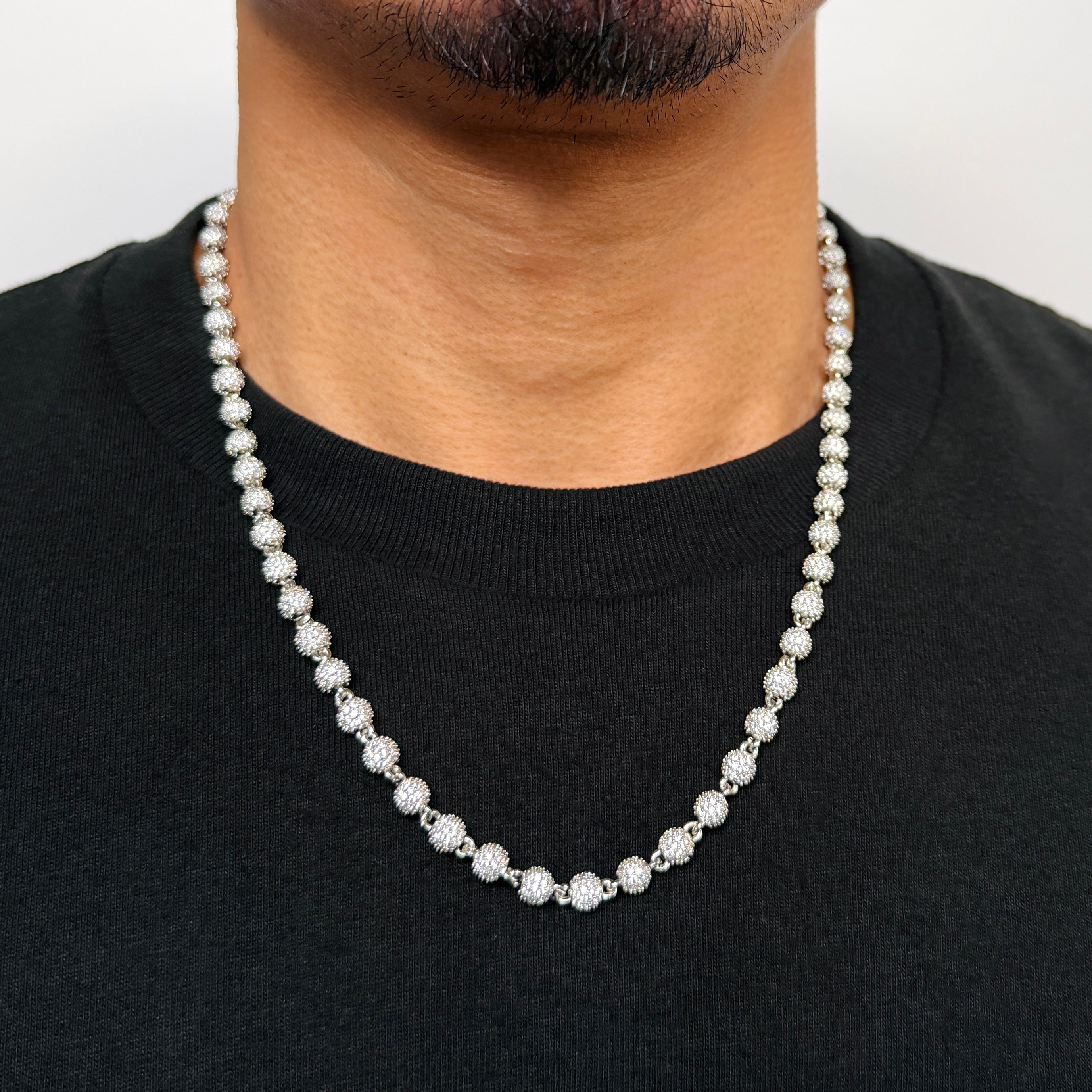 Iced Balls Diamond Chain 6mm
