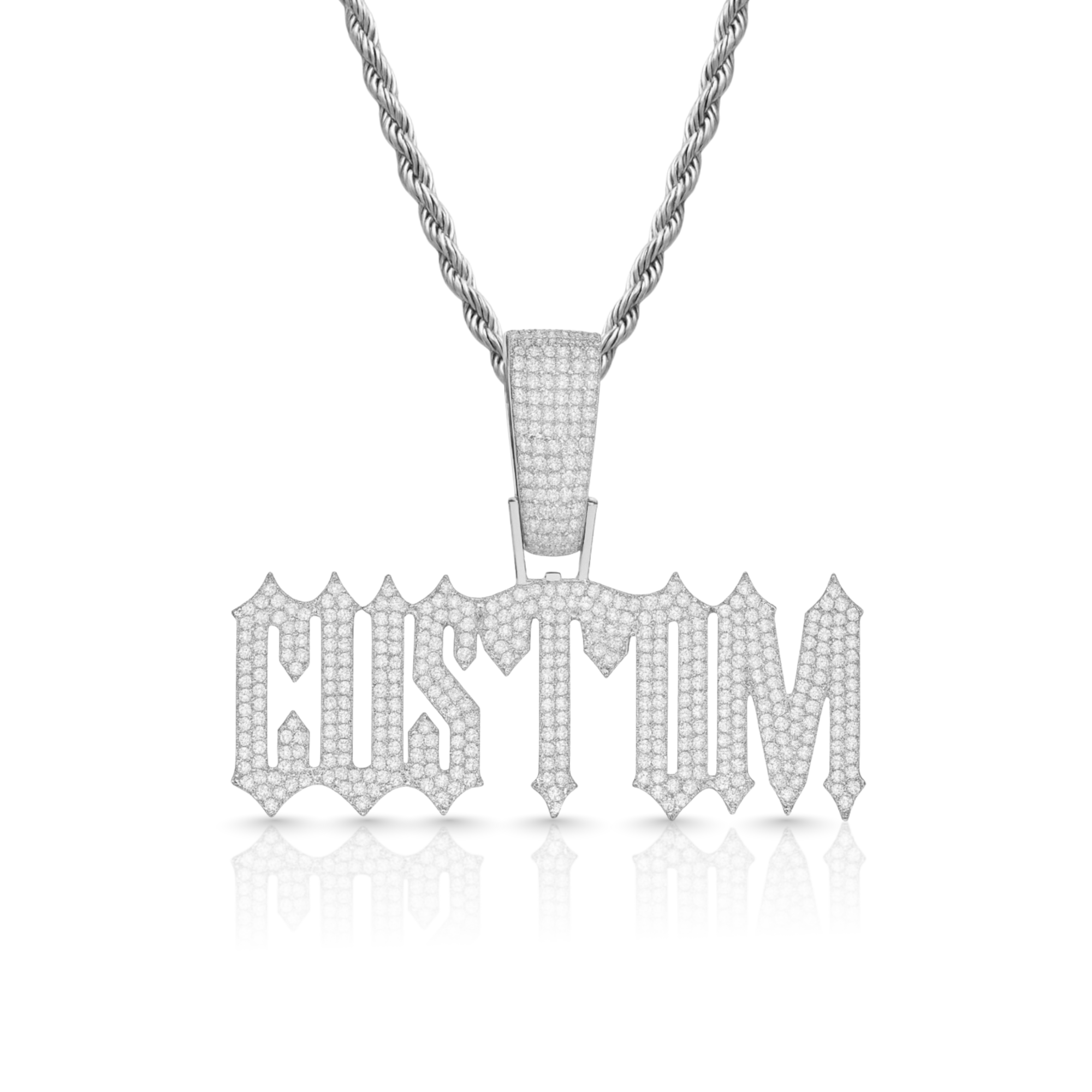 Roman Custom Letter Pendant