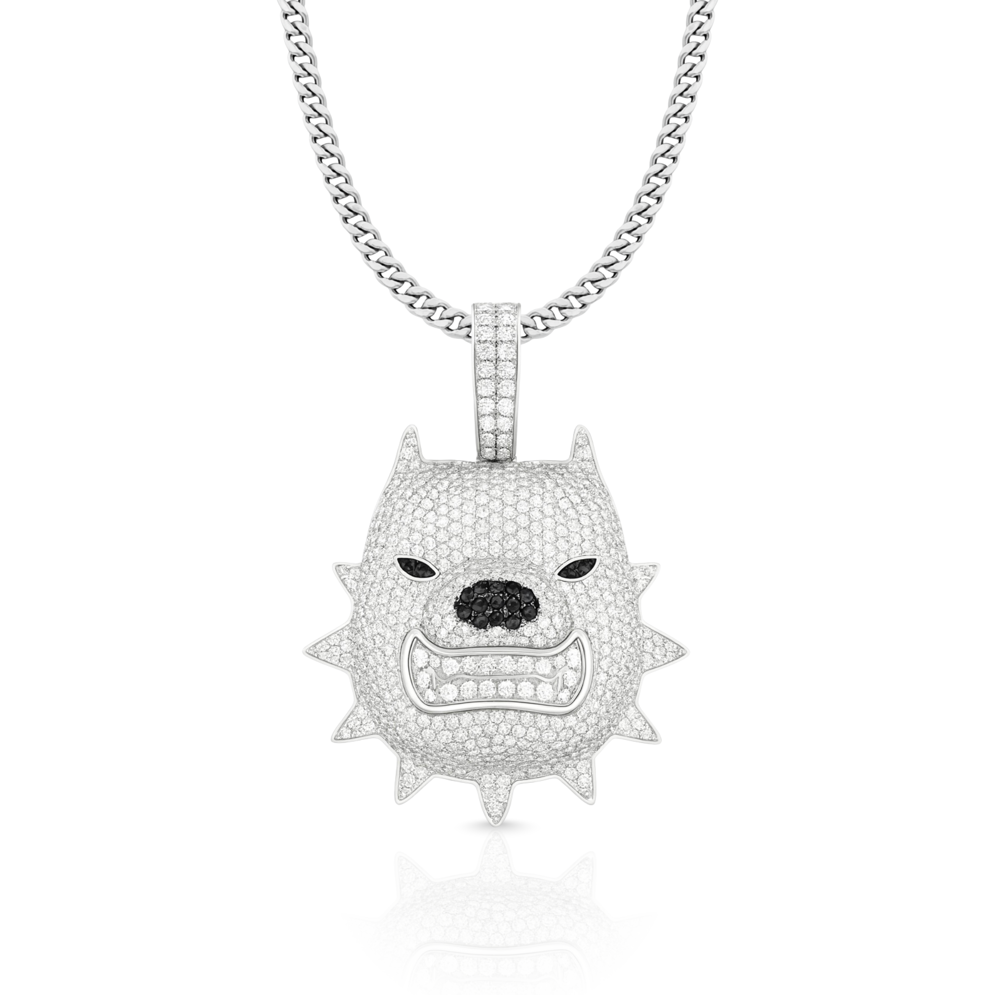 Bulldog Diamond Pendant