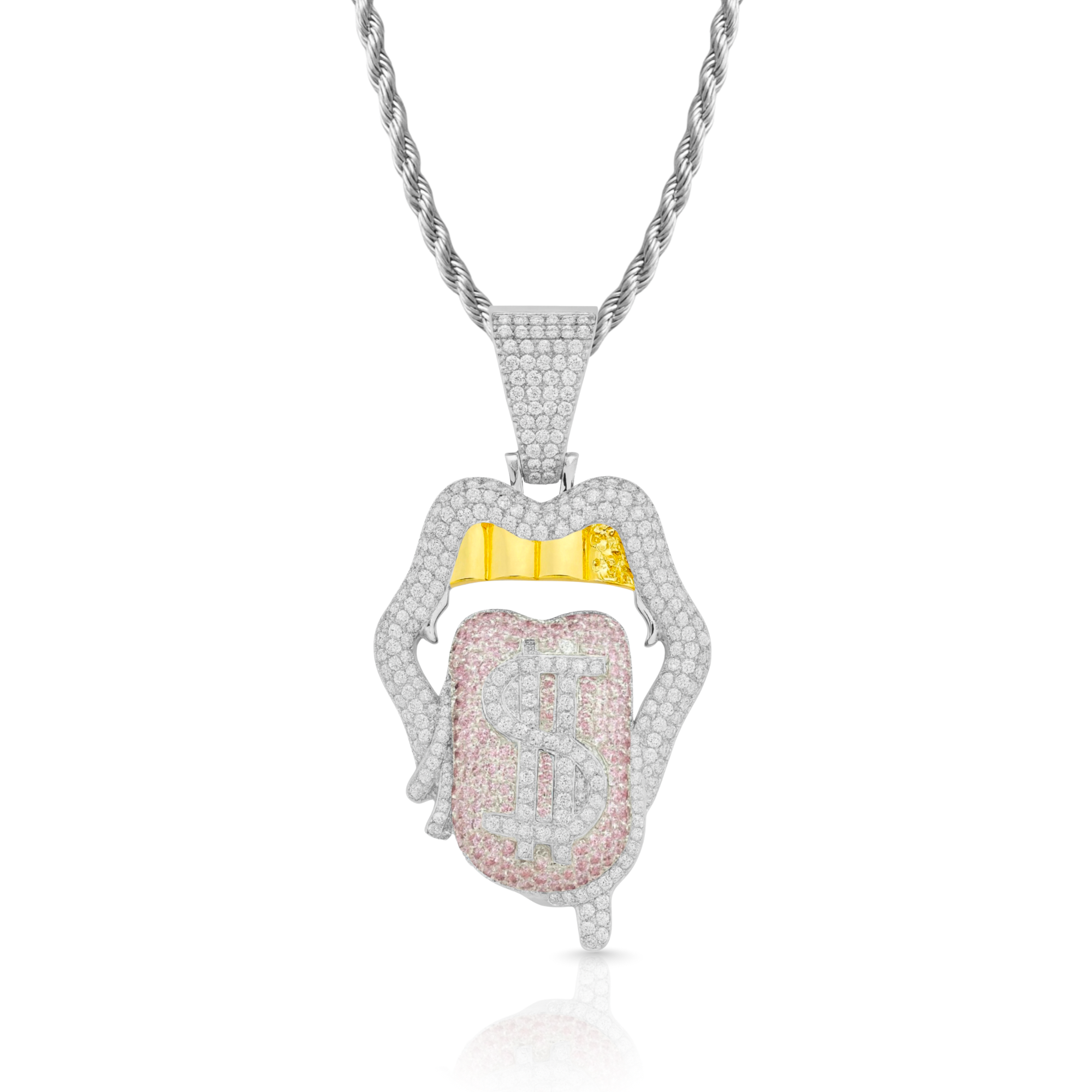 Money Talk Pink Diamond Pendant