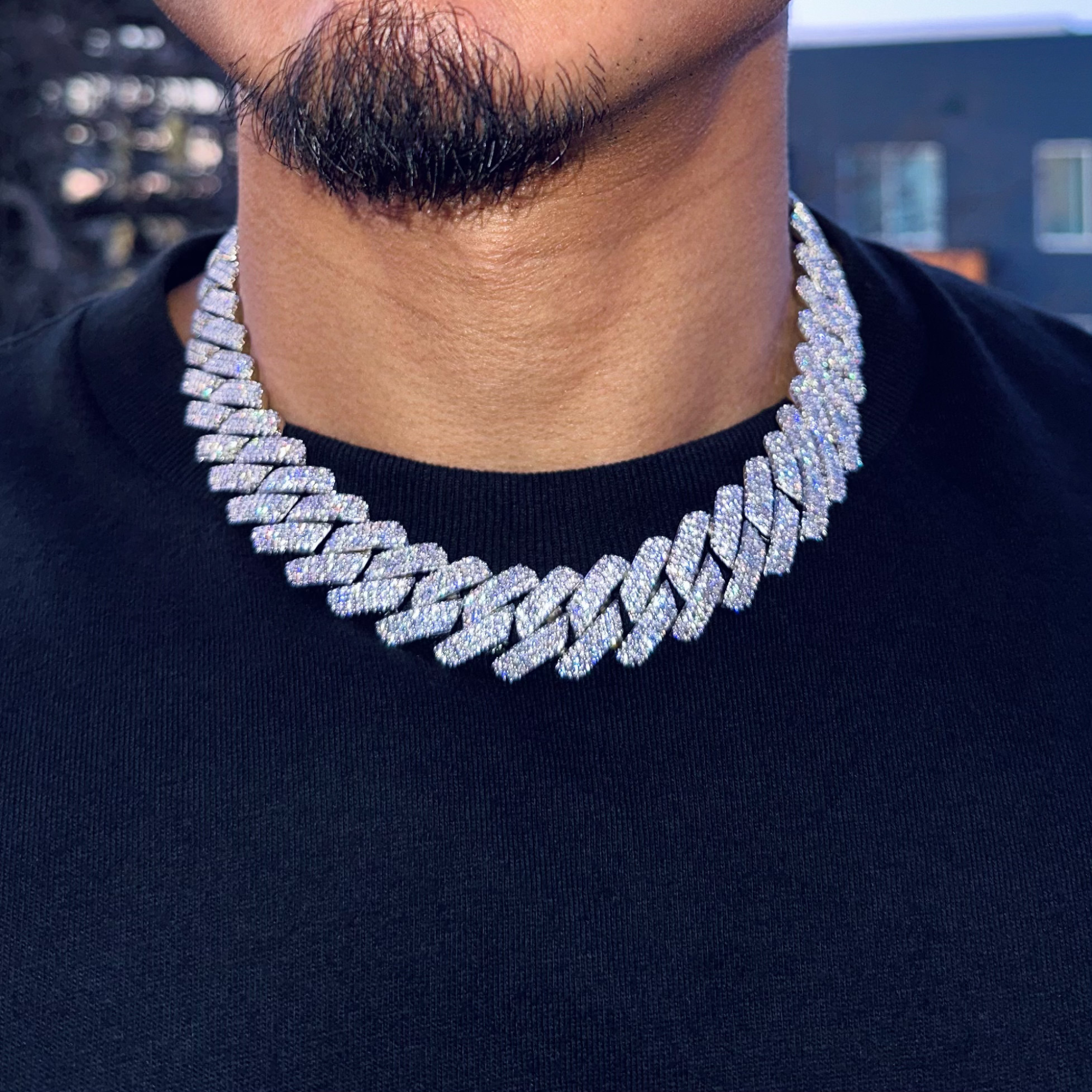 Diamond Prong Chain Set 19mm