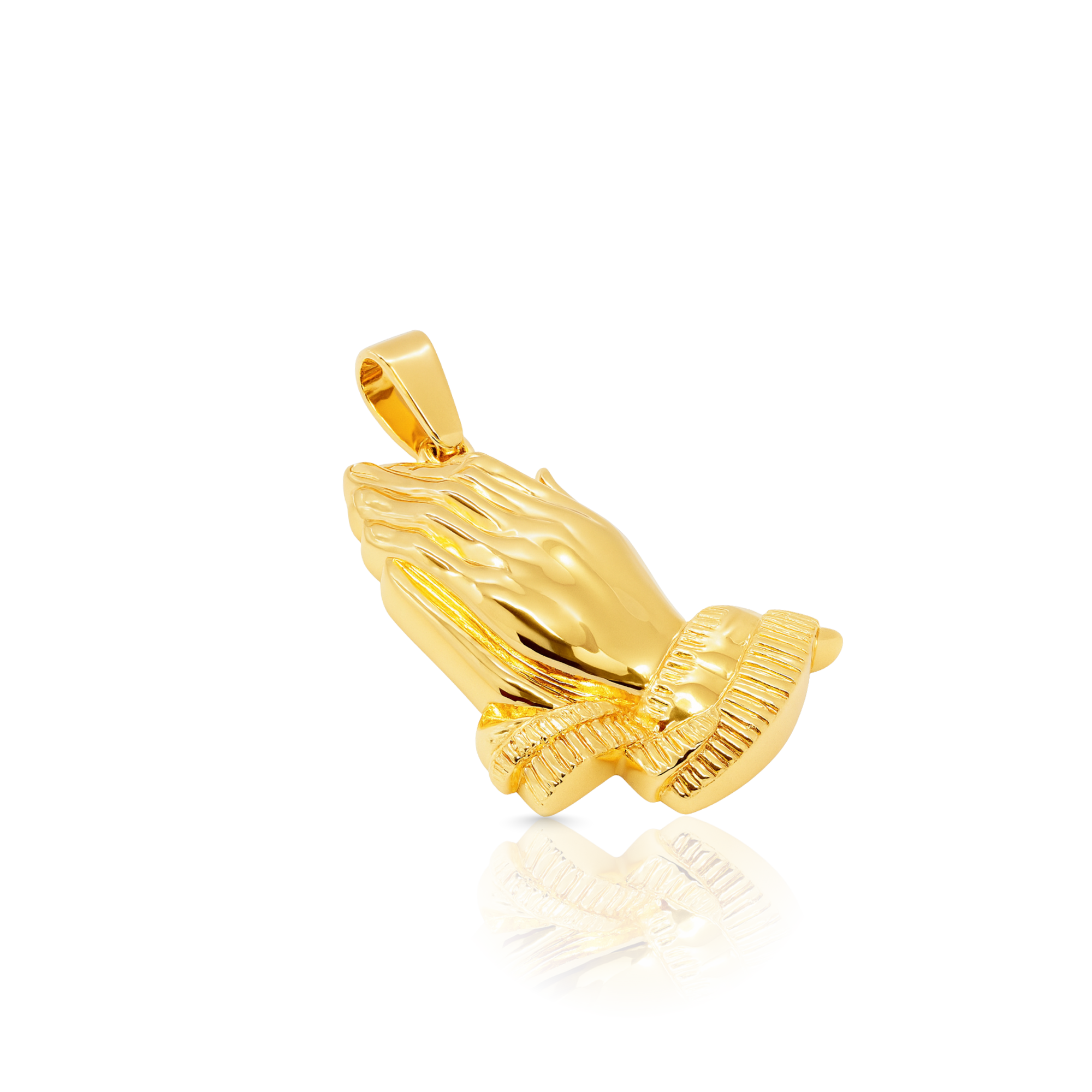 Praying Hand Gold Pendant